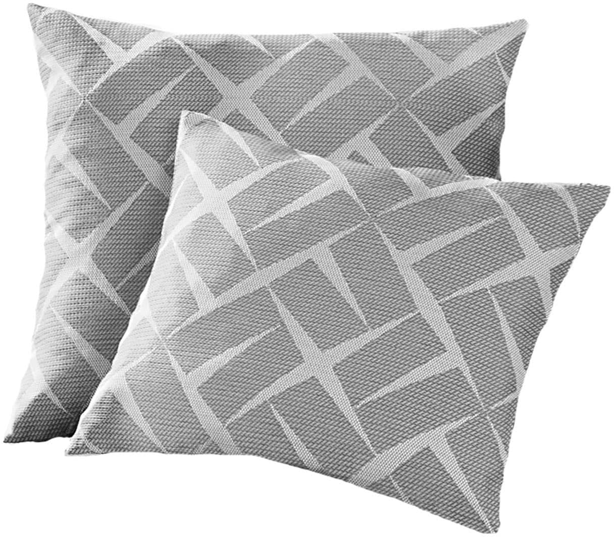 Weckbrodt Dekokissen Jasper Grau 40x40 cm Polyester Jacquard