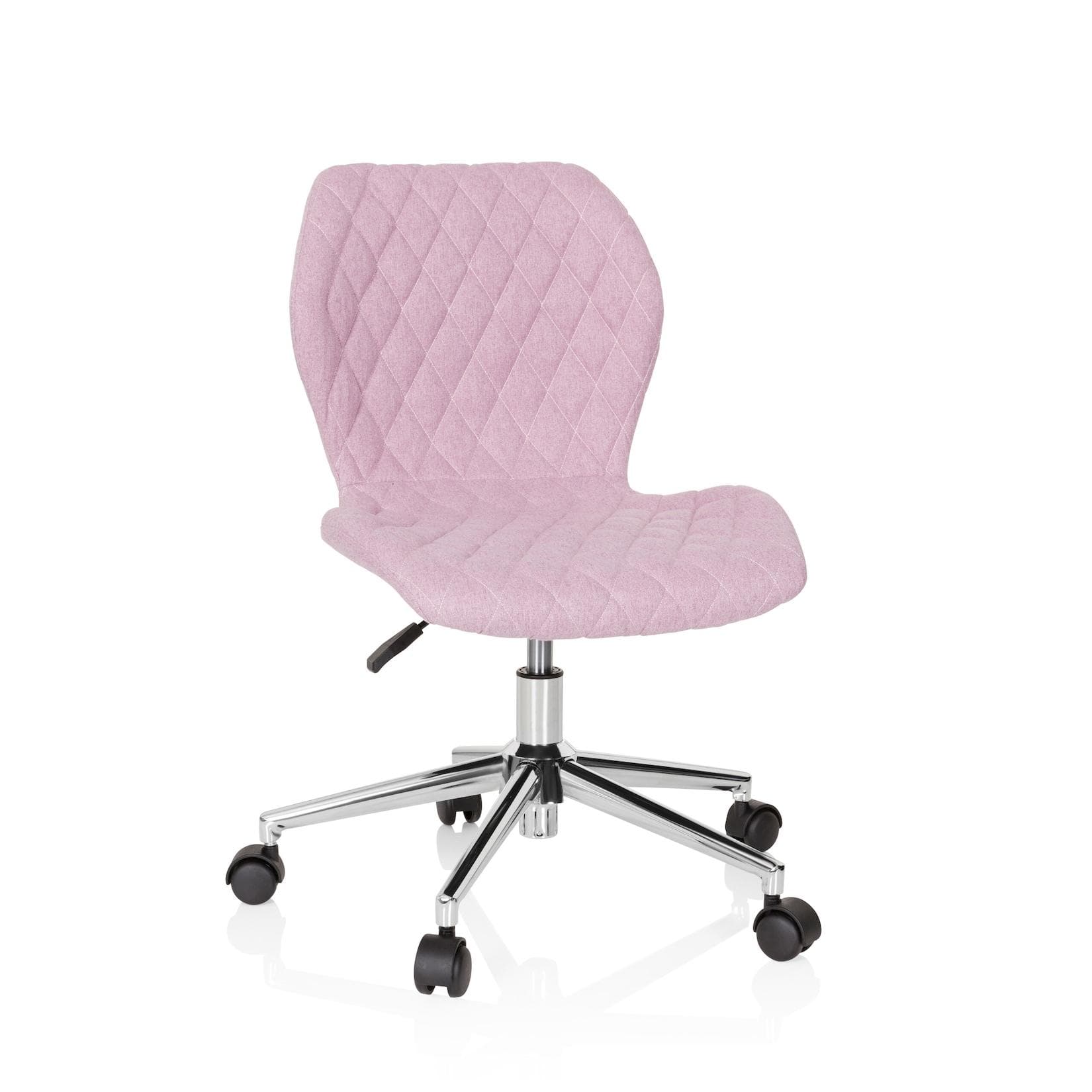 hjh OFFICE Kinderdrehstuhl JOY II Stoff Rosa ohne Armlehnen