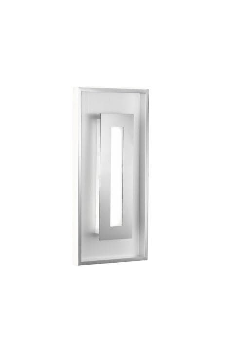 FISCHER & HONSEL LED Wandleuchte Schlafzimmerlampe Dimmbar Metall Chrom