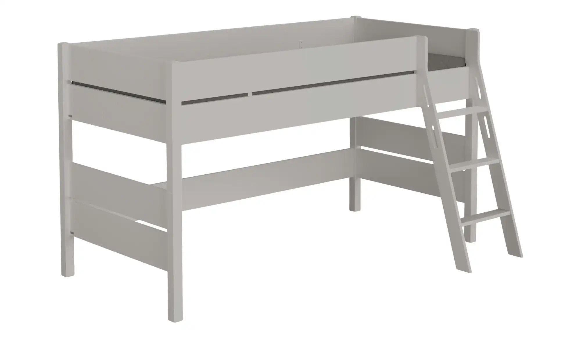 PAIDI Spielbett Tiago Kieselgrau mit Leiter
