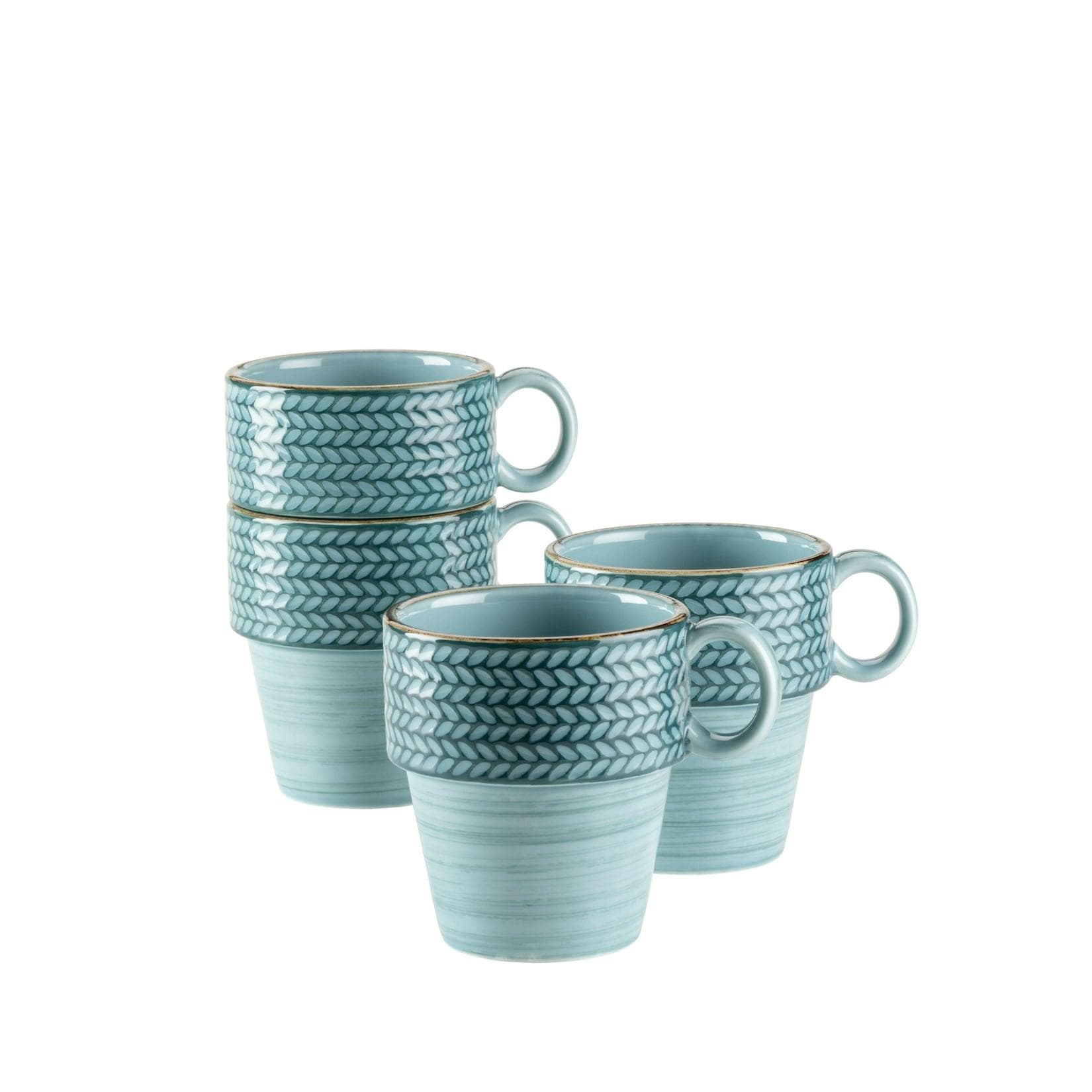 MÄSER Kaffeetassen-Set Prospero 4 Stück Handbemalt
