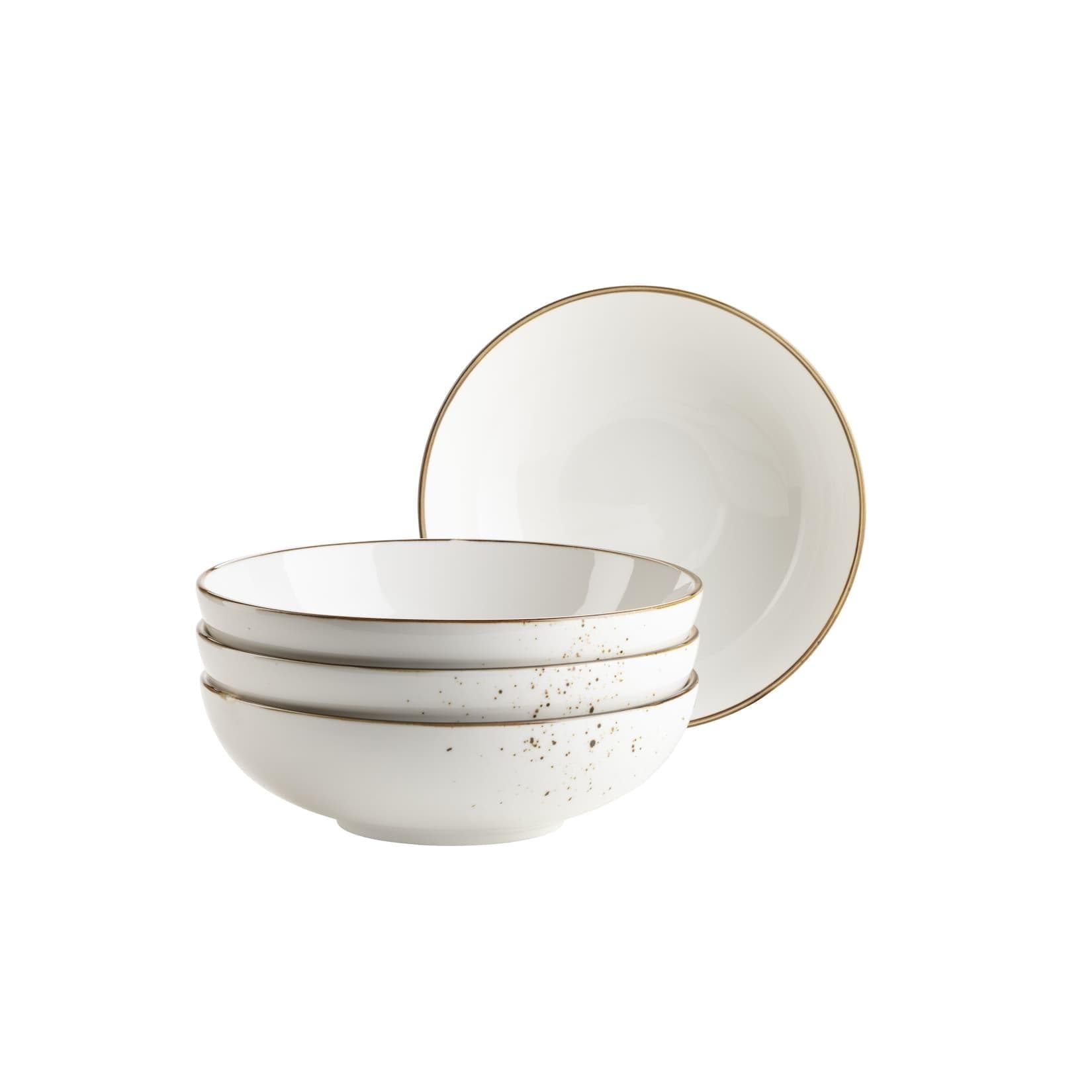 Mäser Schüssel-Set Porzellan Pintar Creme Naturtöne