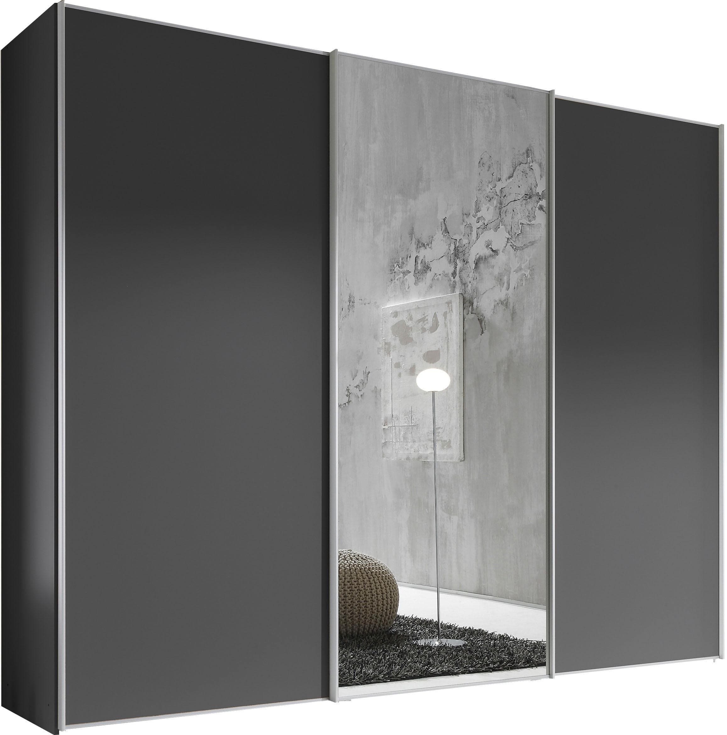 STAUD Schwebetürenschrank Sinfonie Plus Grau 298 cm