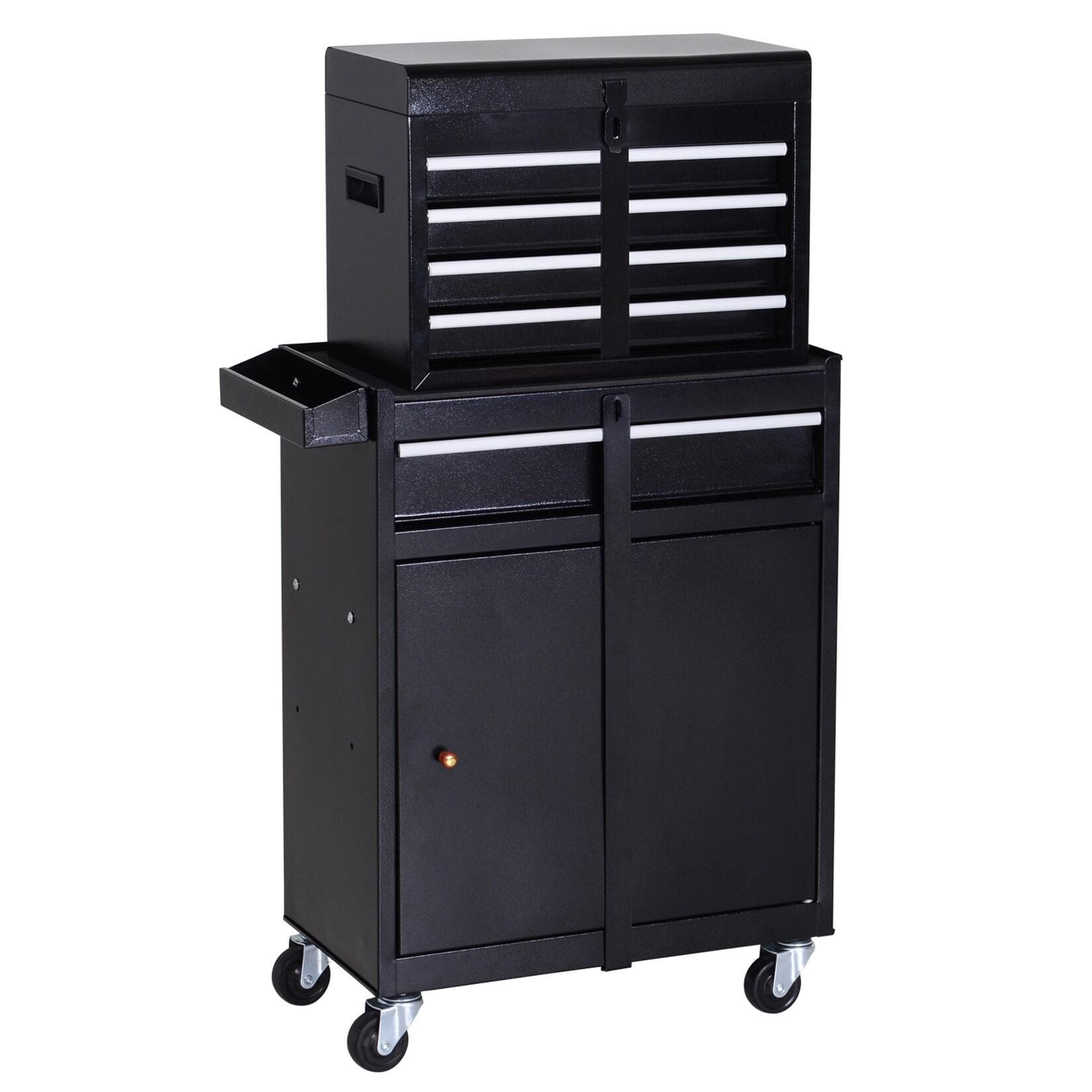 Werkzeugwagen mit 5 Schubladen - 360° Rollen & 57 kg Traglast