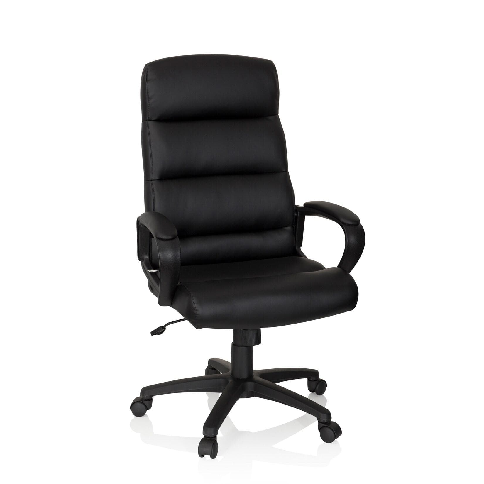 hjh OFFICE Chefsessel Profi FUTURA 100 Kunstleder Schwarz Ergonomisch