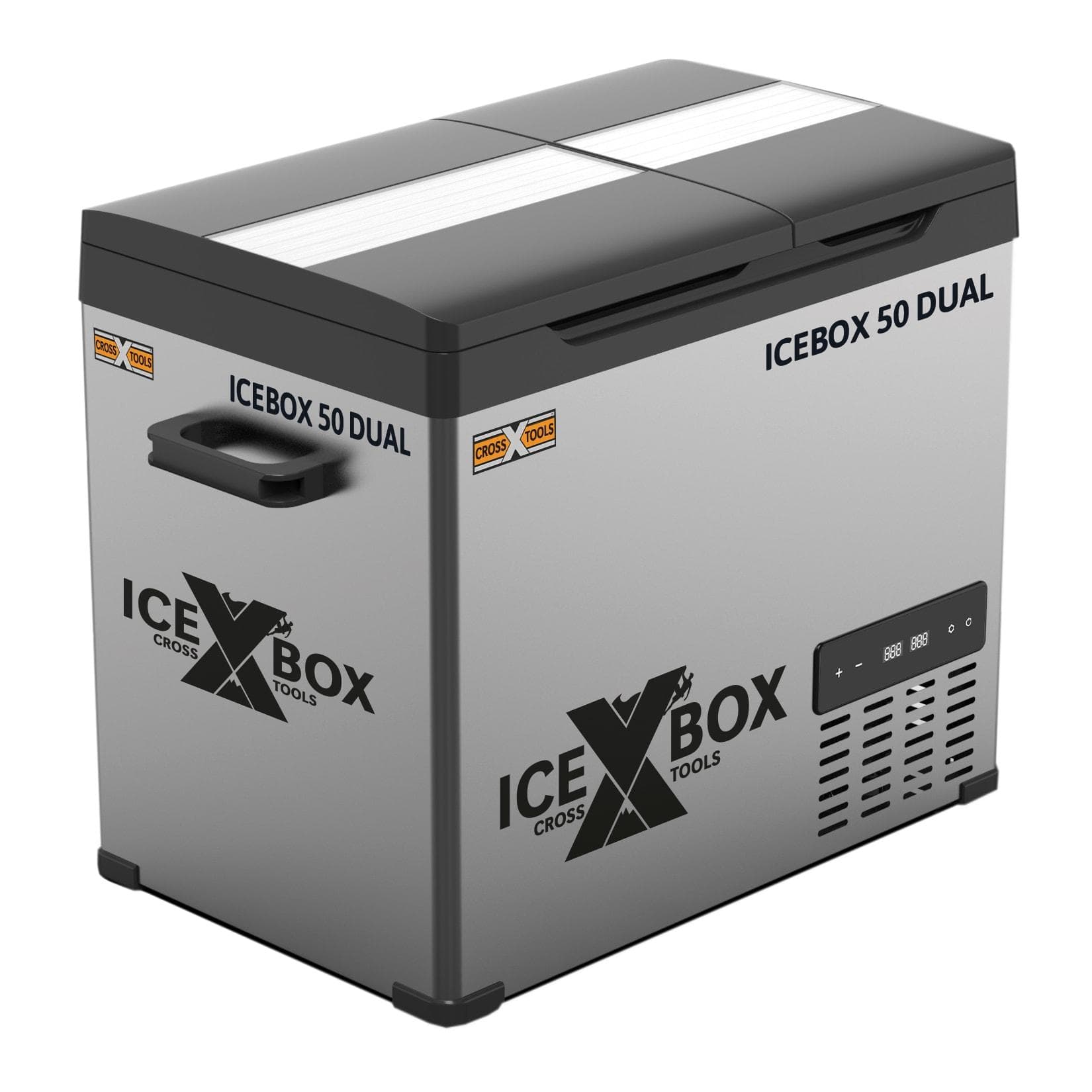 CROSS TOOLS Dualzone Kühlbox 39 Liter Kompressor-Gefrierbox -20°C App-Steuerung