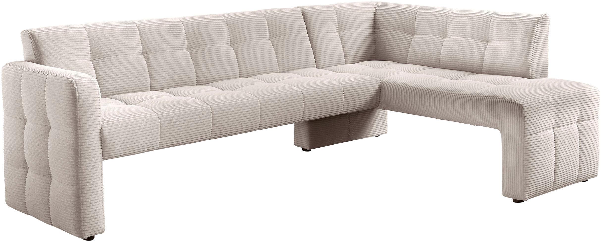 EXXPO Essbank Barista Beige Gepolstert Cord