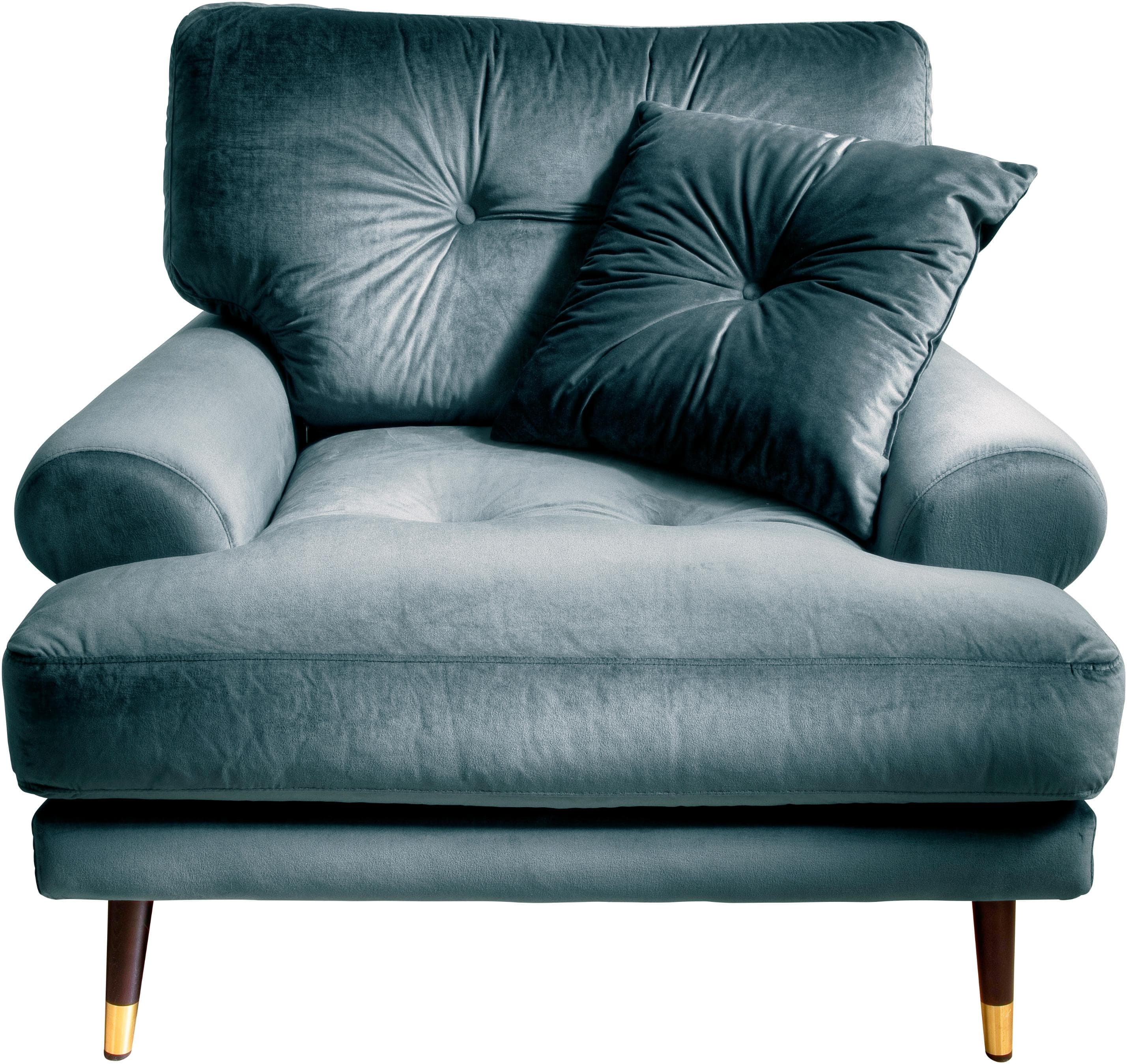 Loungesessel TRENDS BY HG TOKIO Blau Microfaser