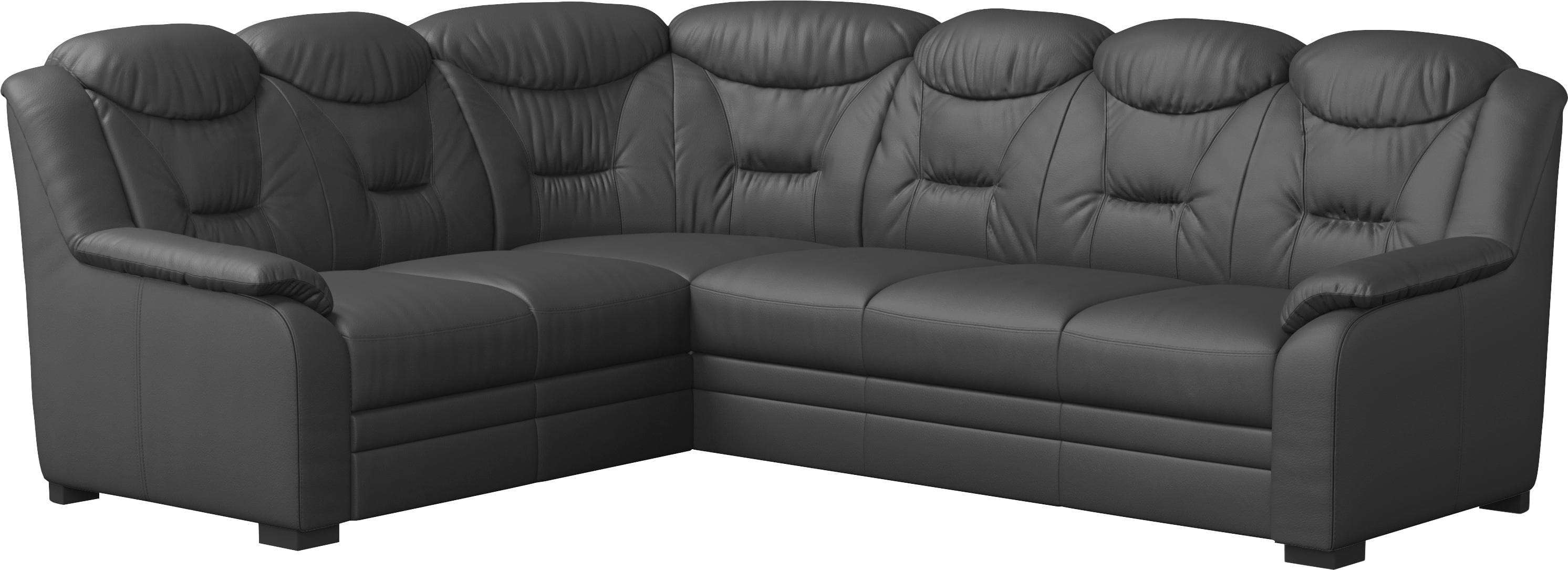 COTTA Ecksofa Marcus L-Form Grau Klassisch