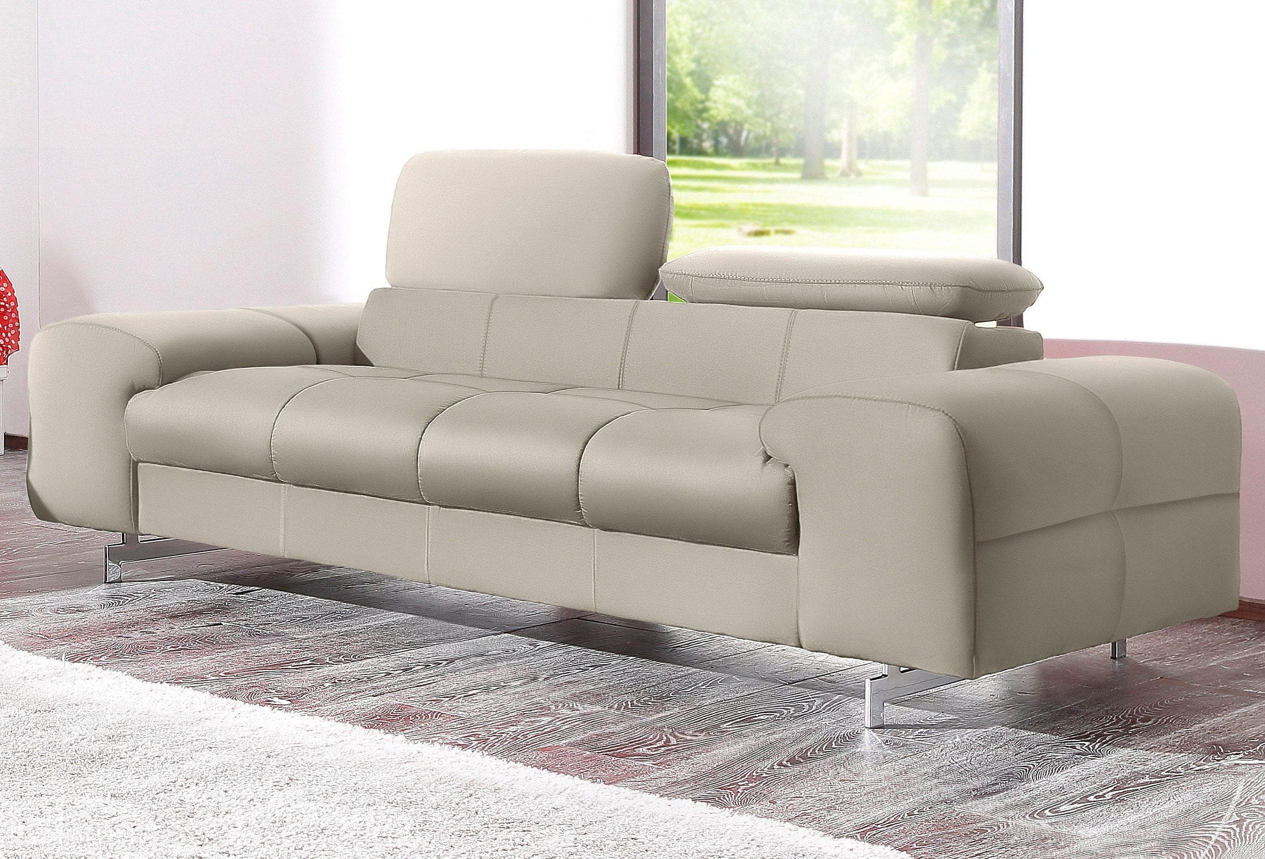 COTTA Polstergarnitur Chef - Modernes Design mit Kopf- und Rückenverstellung