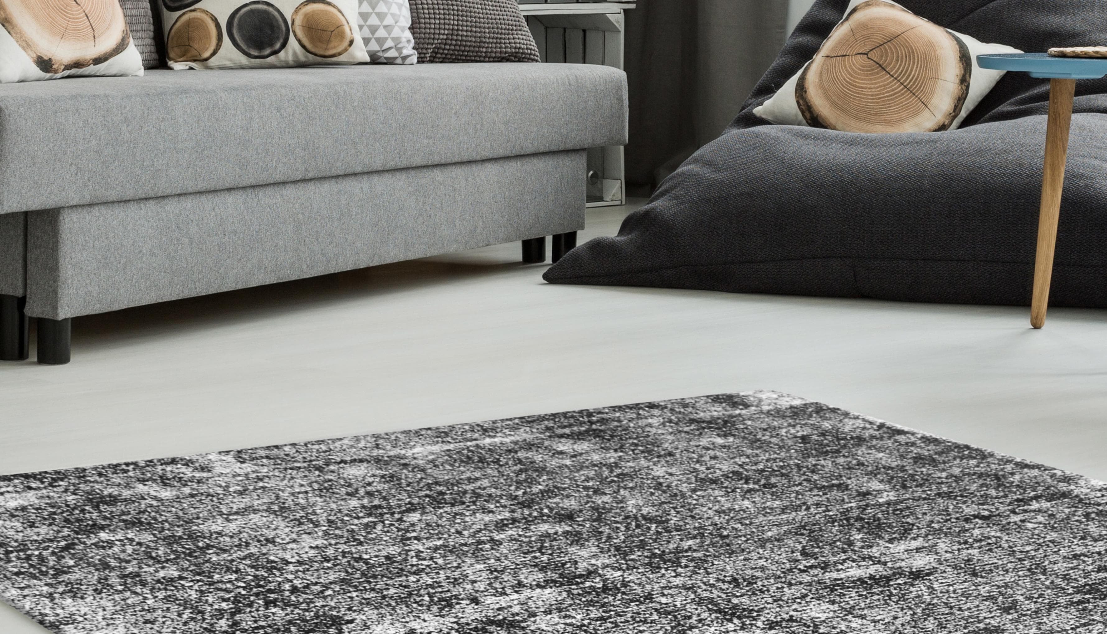 KAYOOM Vintage-Teppich Etna 110 Anthrazit Polyester