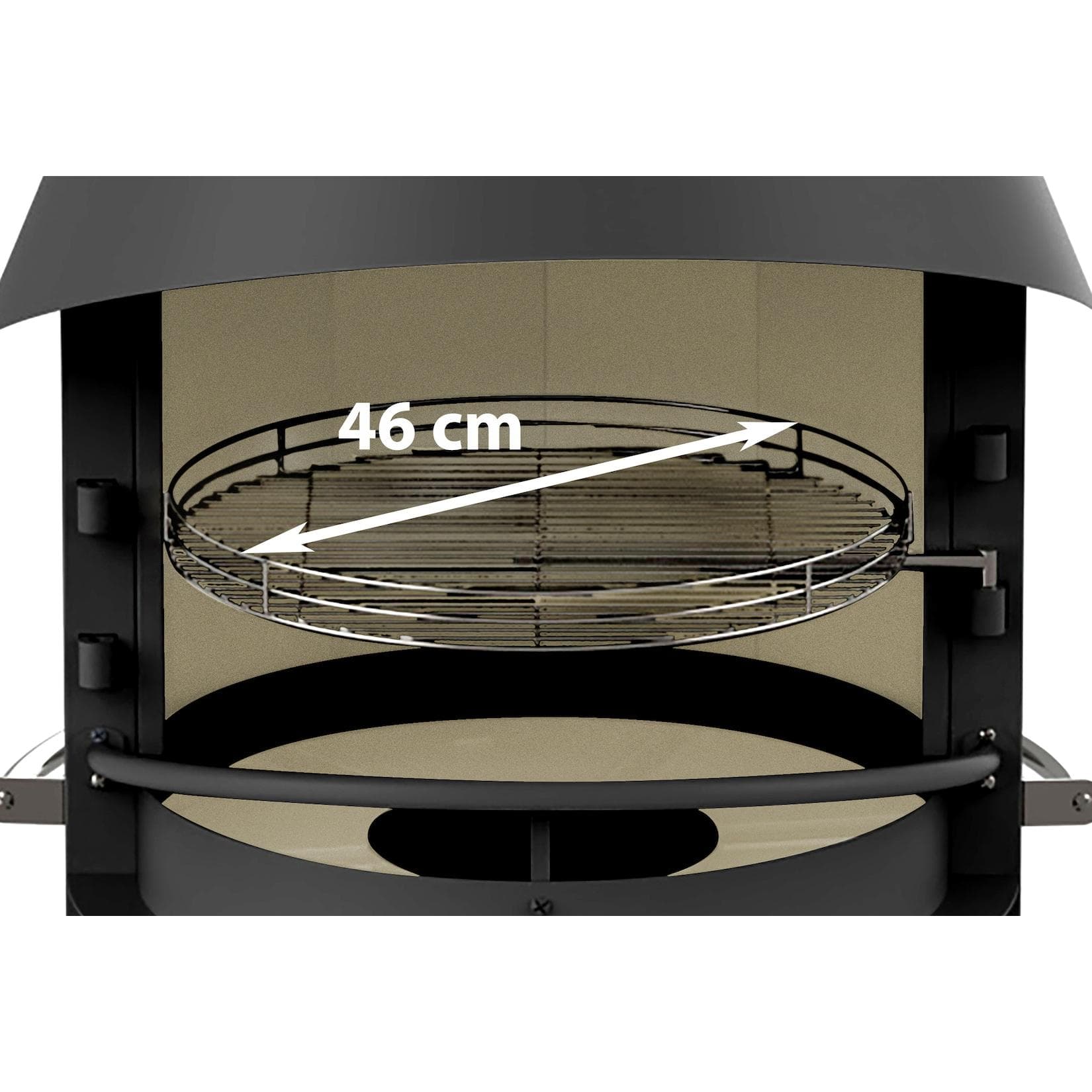 ASADO Grillrost Ø46cm für Garten-Grillkamin Fuego
