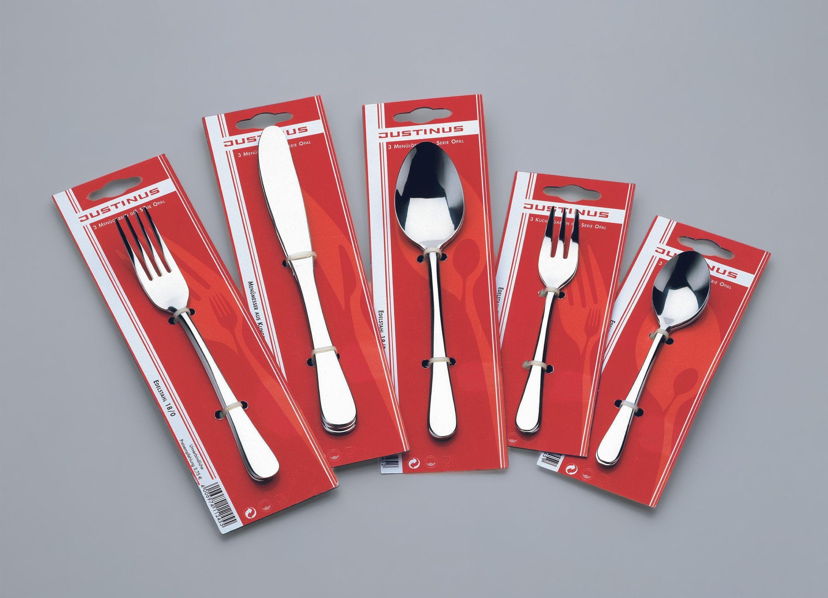 Menümesser JUSTINUS OPAL Silber Edelstahl 18/0