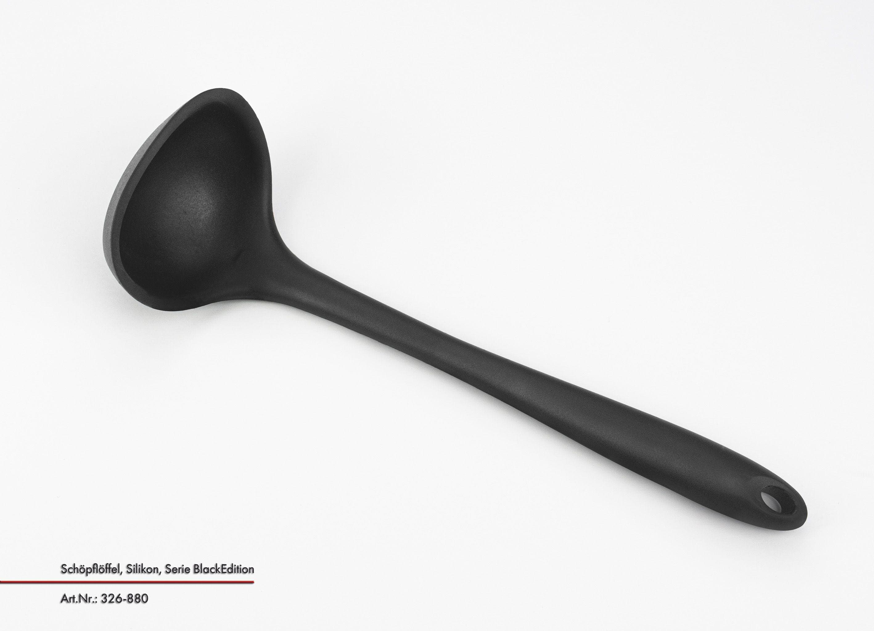 Schöpflöffel JUSTINUS BLACK EDITION Silikon Schwarz
