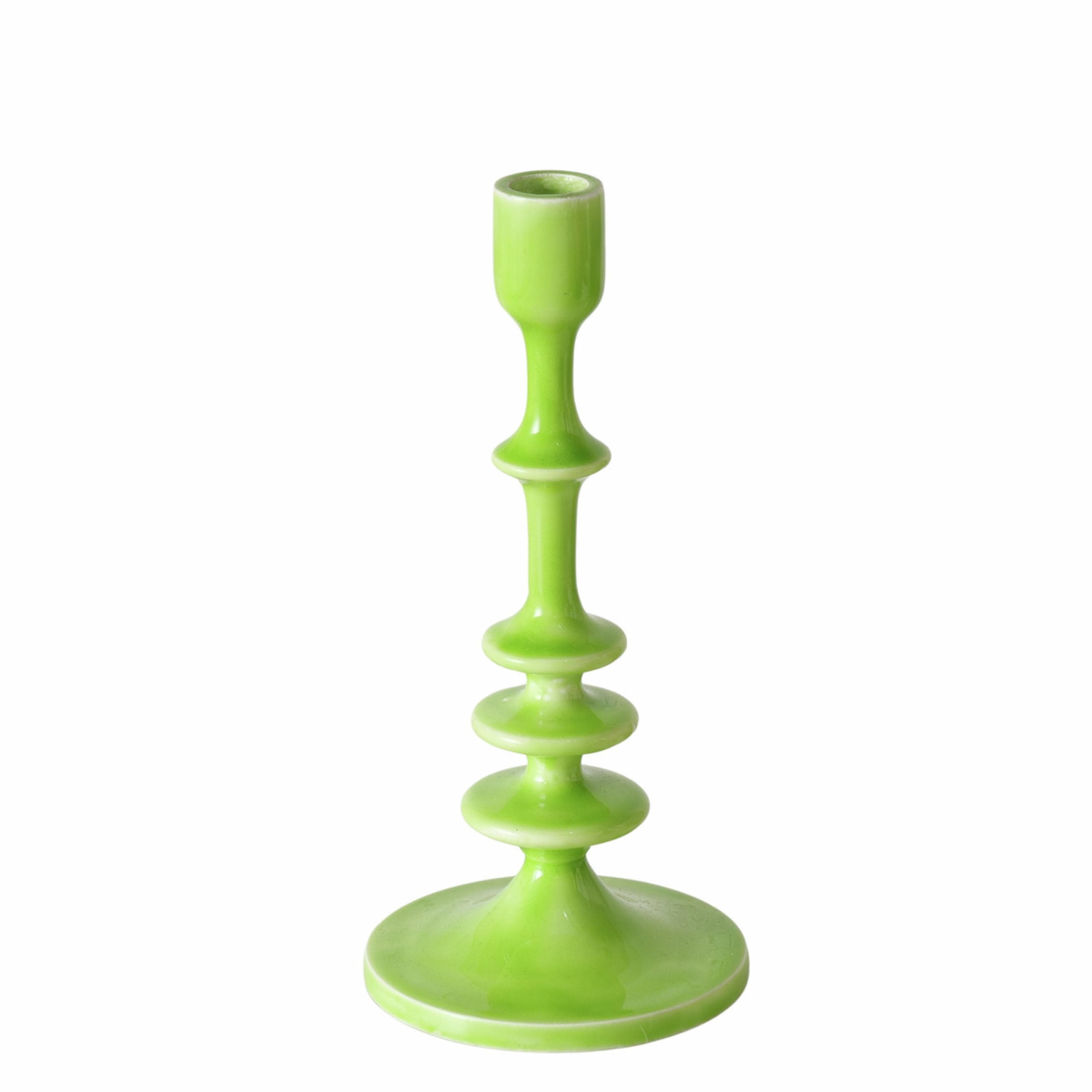 Kerzenleuchter KALEA Aluminium Grün