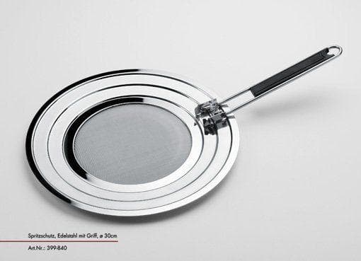 Justinus Spritzschutz Silber Metall Rund Für Pfannen