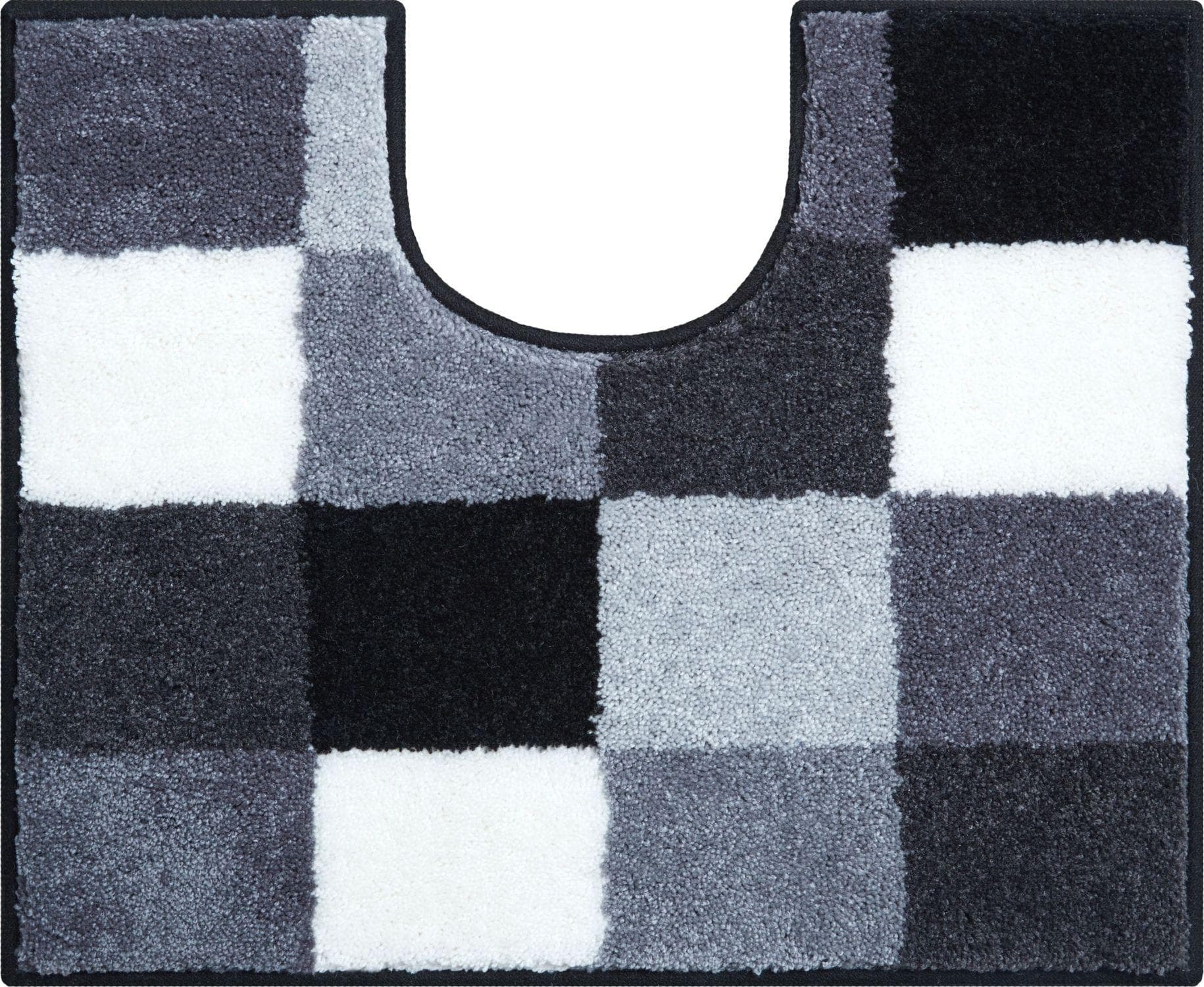 Grund Badematte BONA, Höhe 20 mm, Polyacryl, Kariert, Flauschig, Weich
