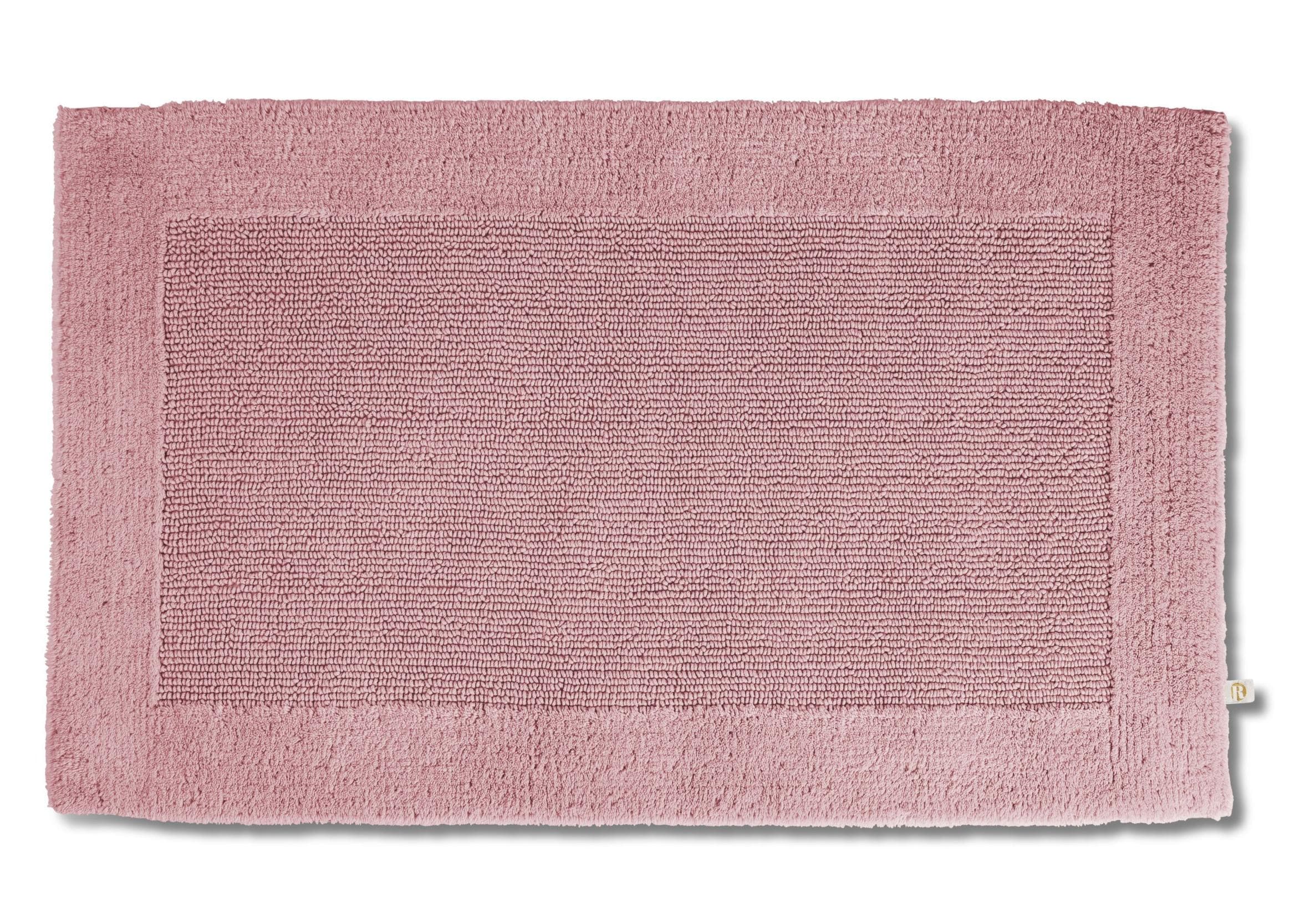 Badematte RHOMTUFT PRESTIGE Rosa 100% Baumwolle