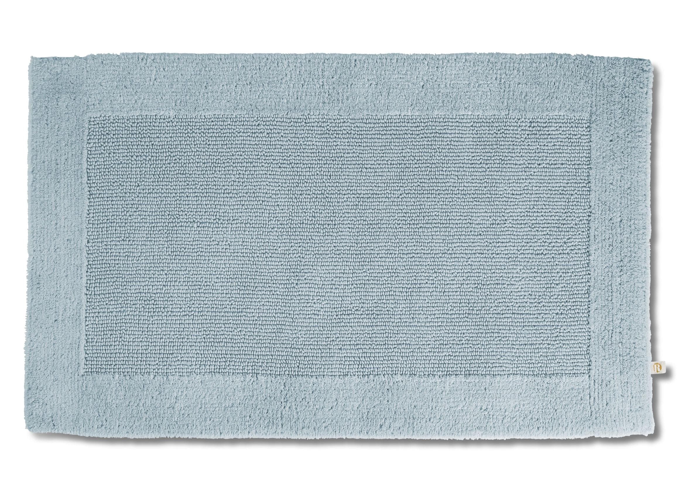 Badematte RHOMTUFT PRESTIGE Aquamarin 60x60cm