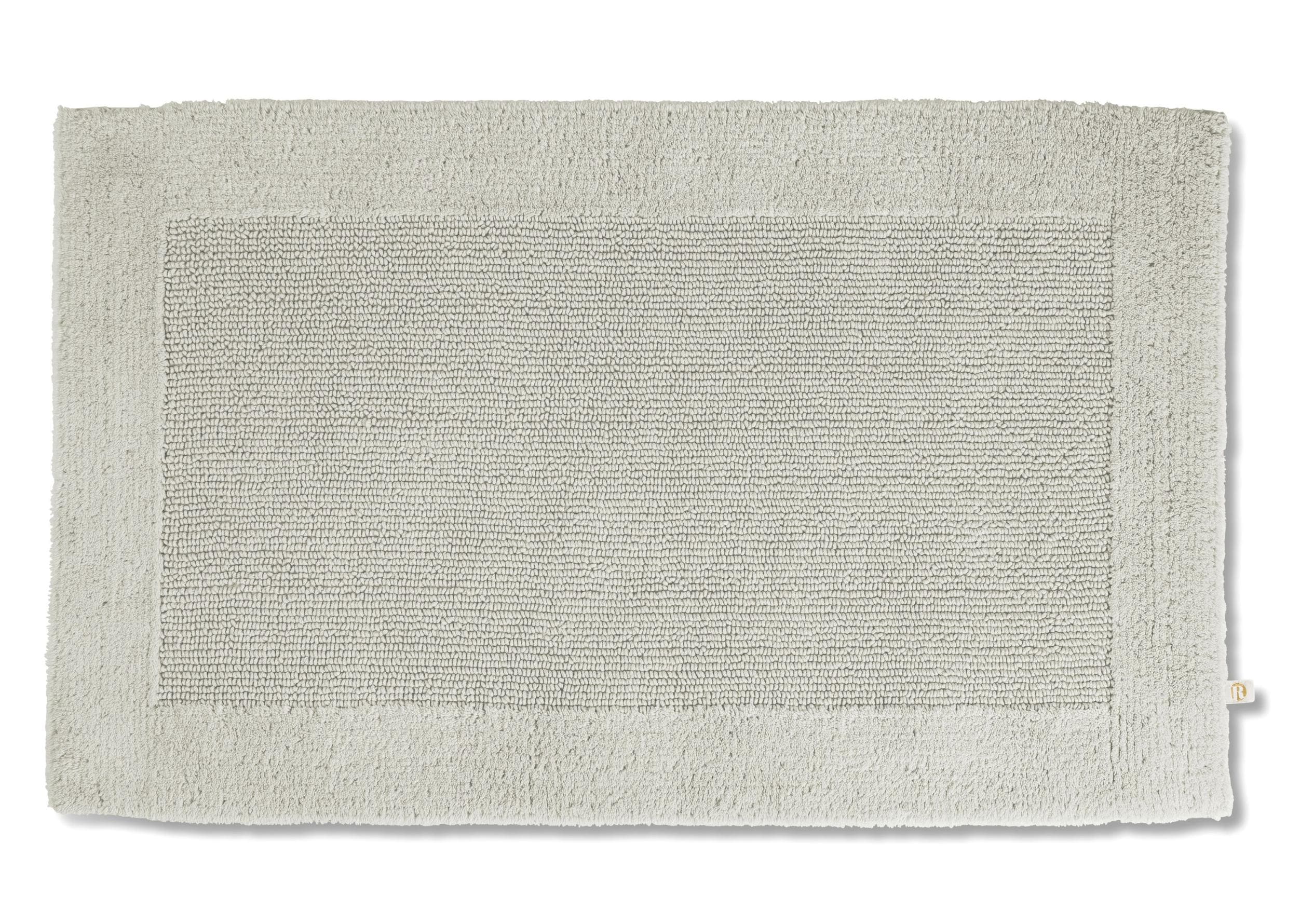 Badematte RHOMTUFT PRESTIGE Baumwolle Steinartig 50 x 75 cm