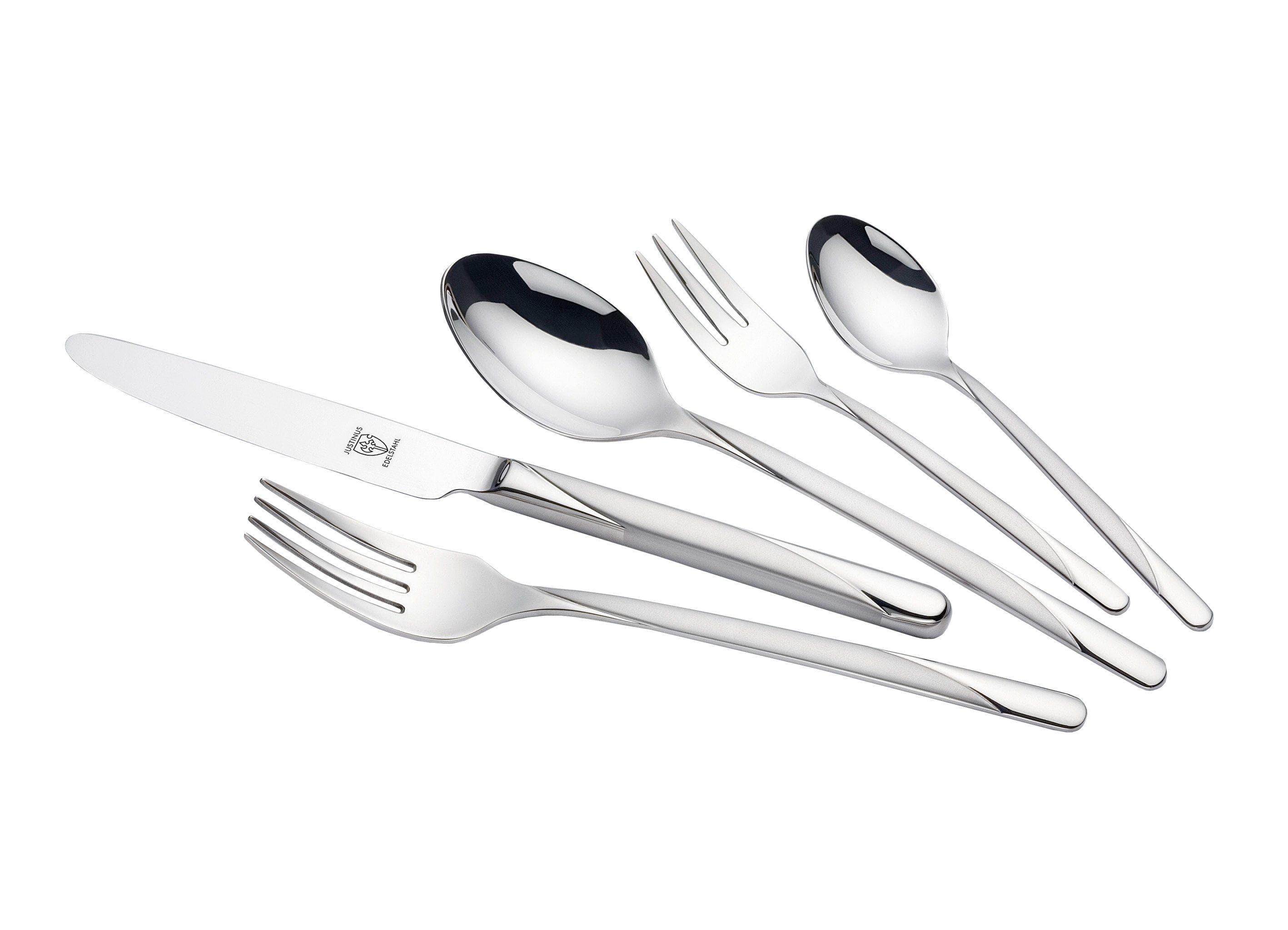Besteckgarnitur JUSTINUS FLAIR Silber 60-tlg. Edelstahl