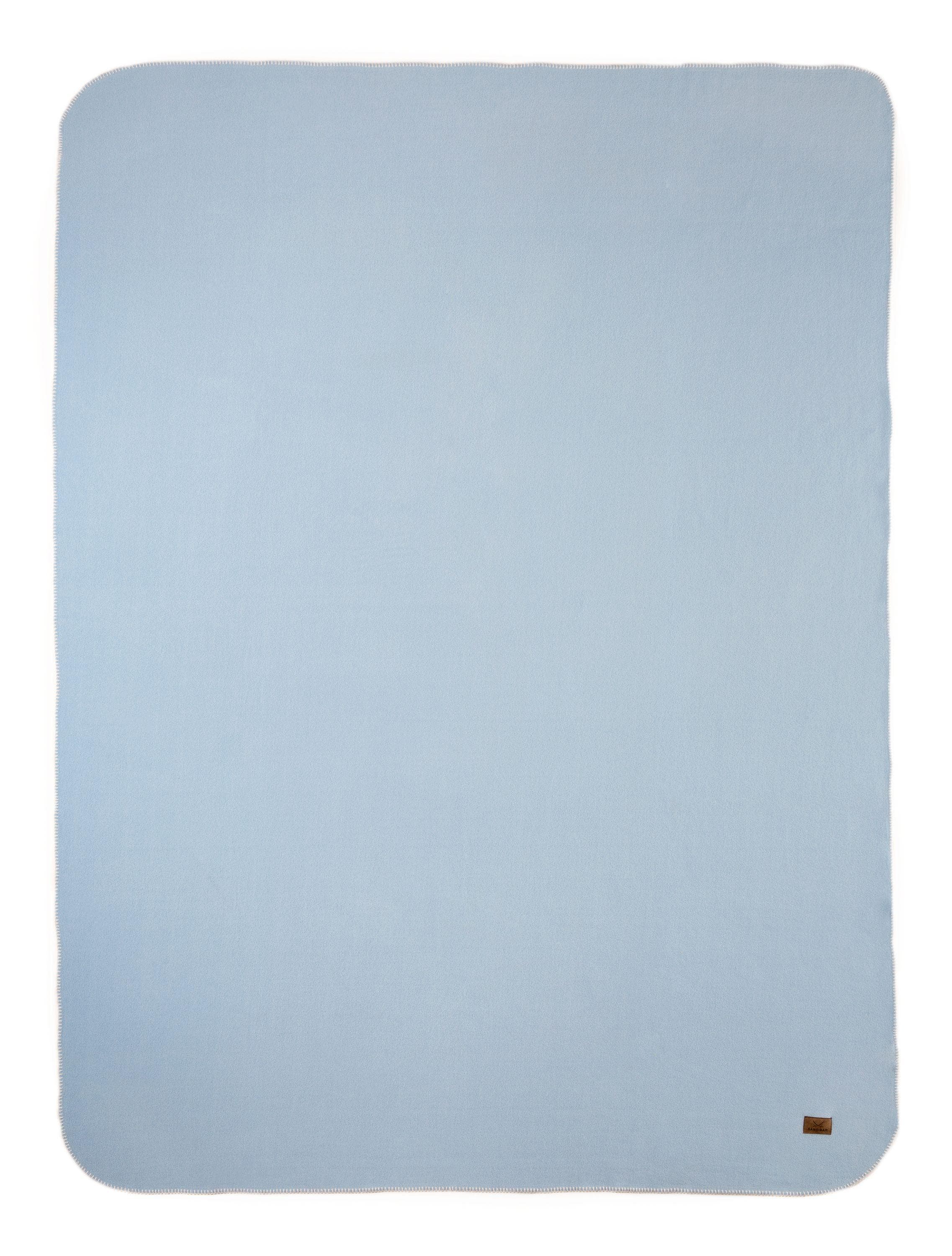 Sansibar Sylt Wohndecke BLEU BL - Kuscheldecke aus Polar Fleece