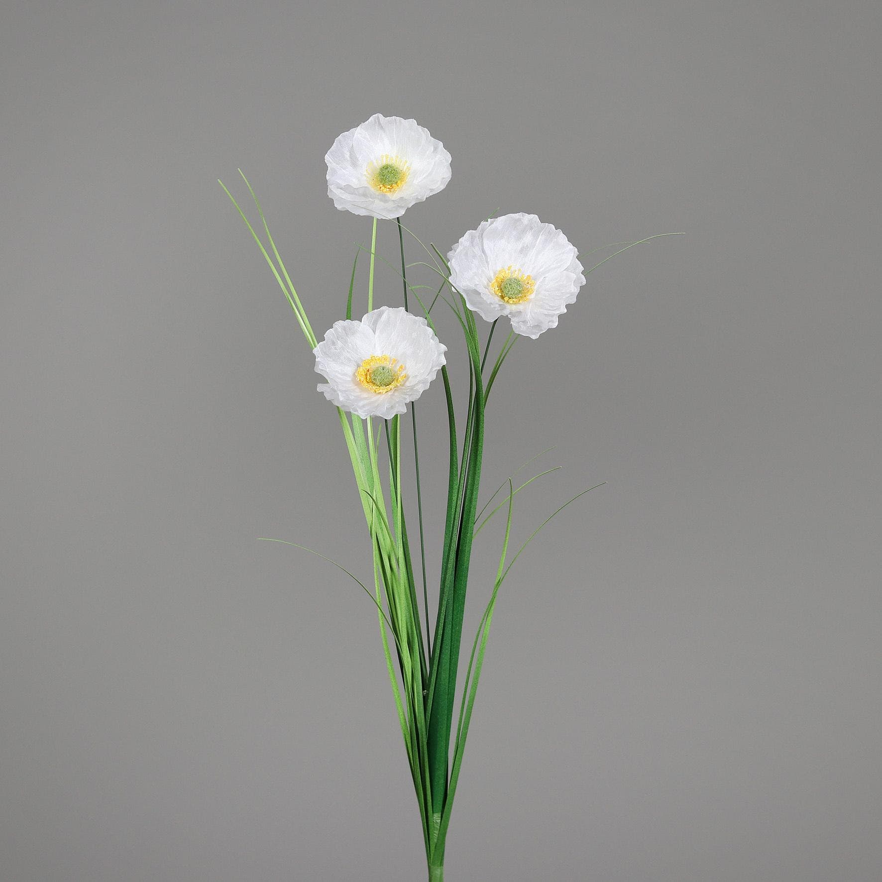 Kunstblume Mohn Kunststoff 52 cm DPI