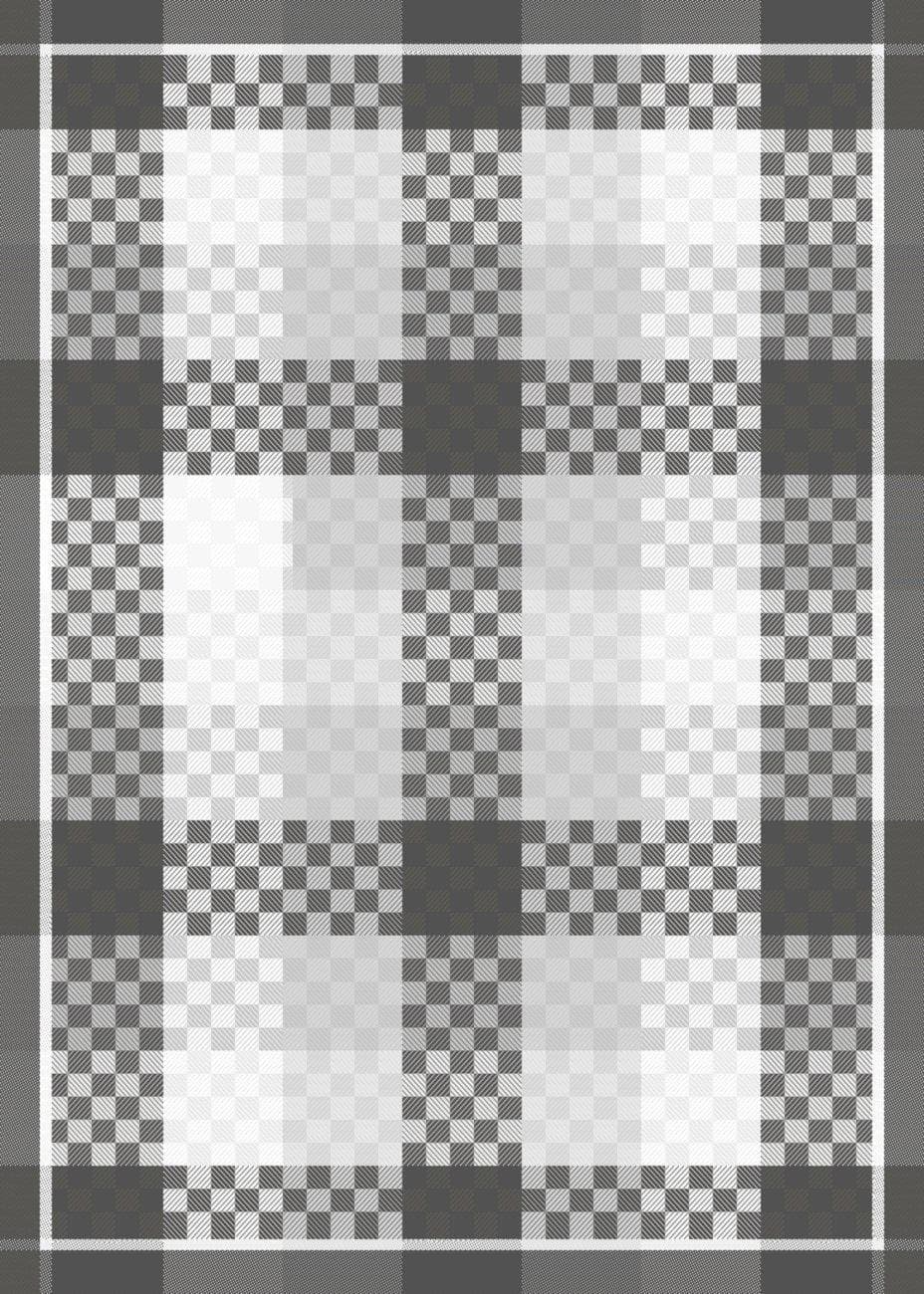 Geschirrtuch KAROFOND Anthrazit Baumwolle