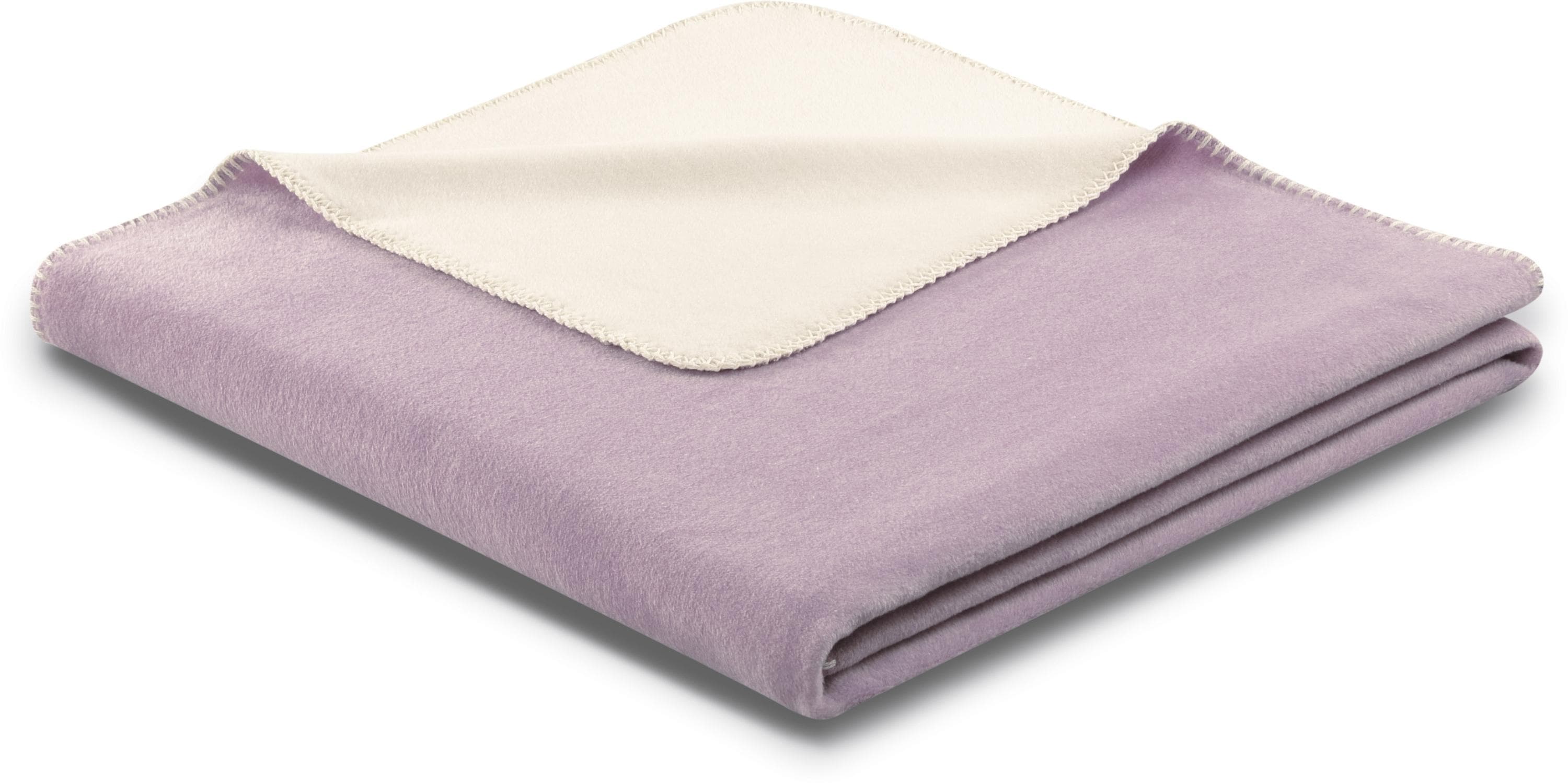 Biederlack Duo Cotton Wohndecke - Doubleface Kuscheldecke in Trendfarben