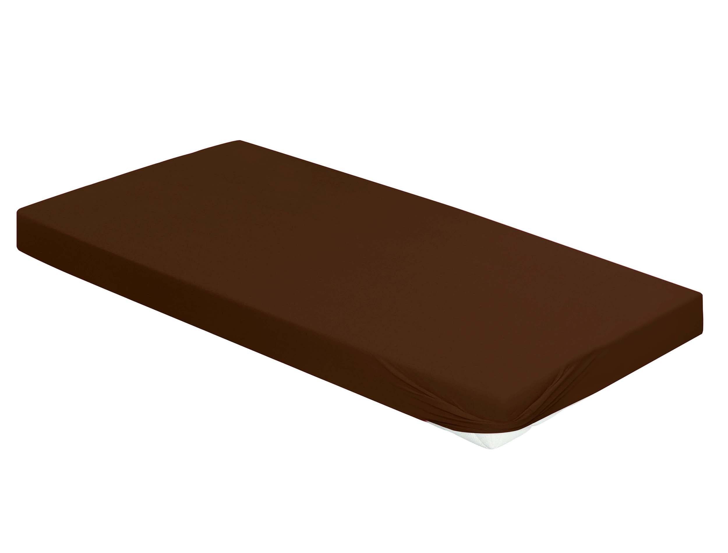 Irisette Premium Stretch Spannbettlaken Royal - Schoko, Baumwolle