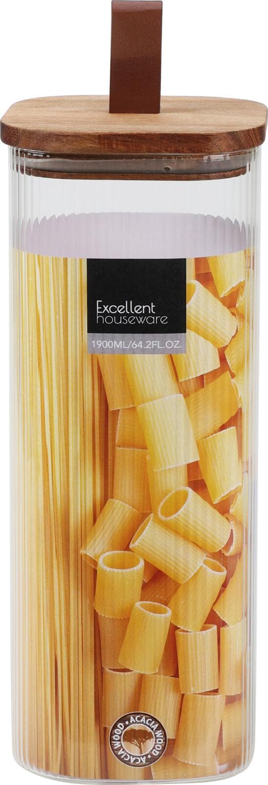 Vorratsdose GLAS/BAMBUS 750 ml