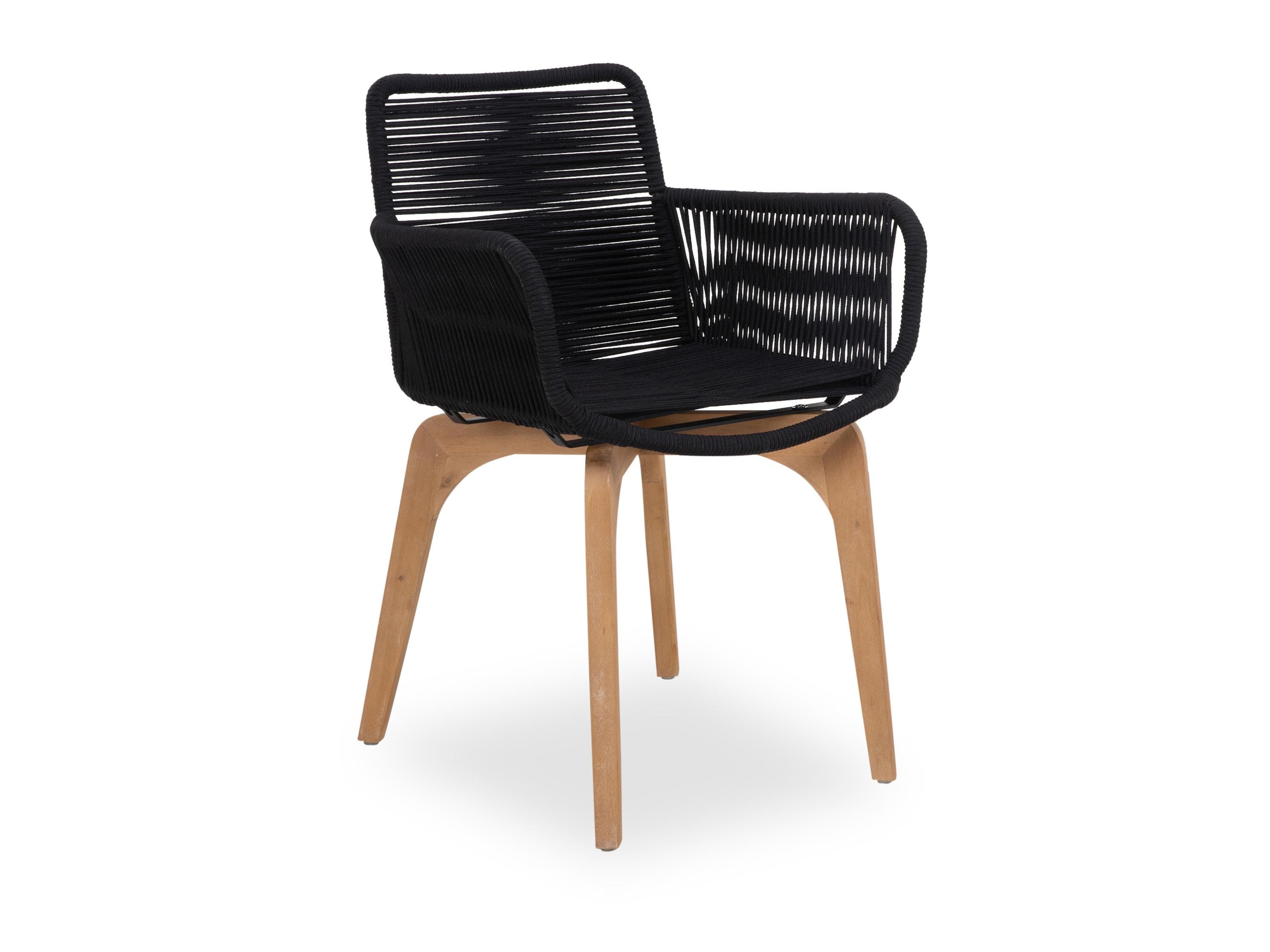 Grauer Stapelschstuhl aus Nordmaar für den Garten