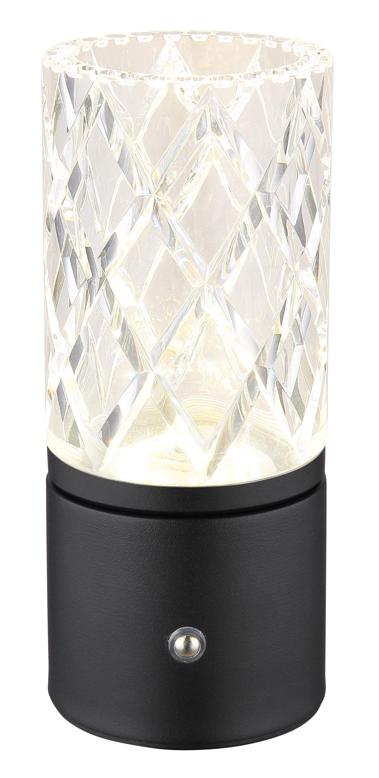 GLOBO LIGHTING Schreibtischlampe Schwarz-Gold LED mit Touch Dimmer und Akku