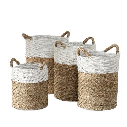 Korb Gili Braun-Weiß von BOLTZE