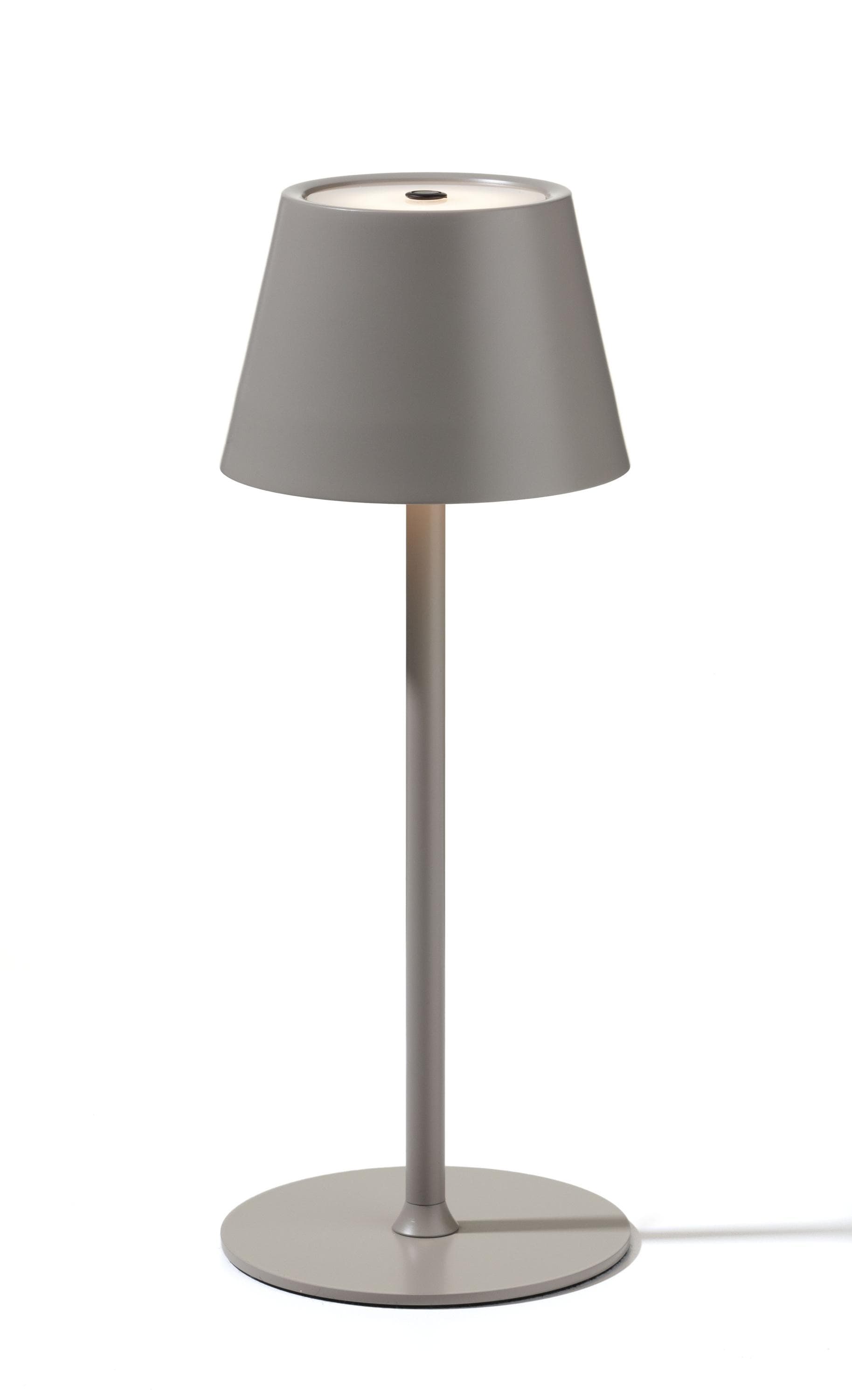 casa NOVA Smarte LED-Tischleuchte Beige mit USB-C und Touchschalter