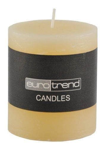 Kerze RUSTI Champagnerfarben Beige