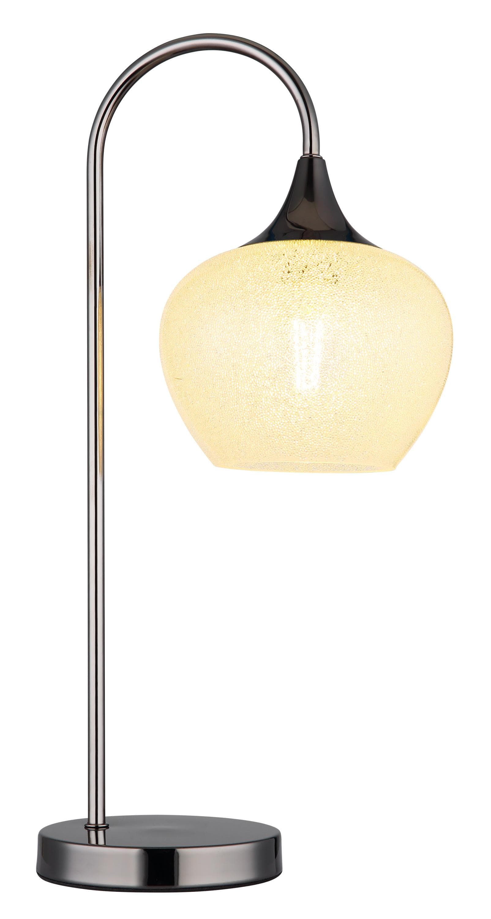 GLOBO LIGHTING MAXY Tischleuchte mit Kristalldekor und Wippschalter