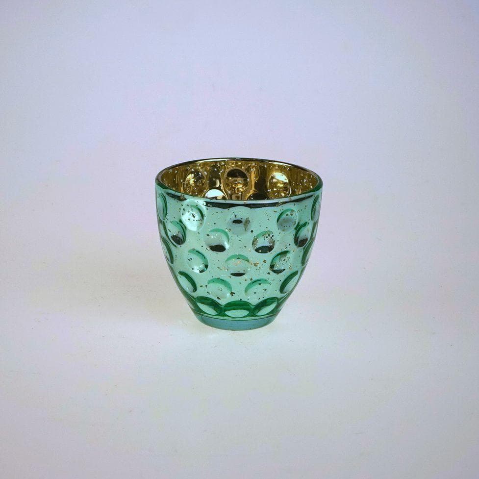 Teelichthalter STEVEN Blau Türkis Grün