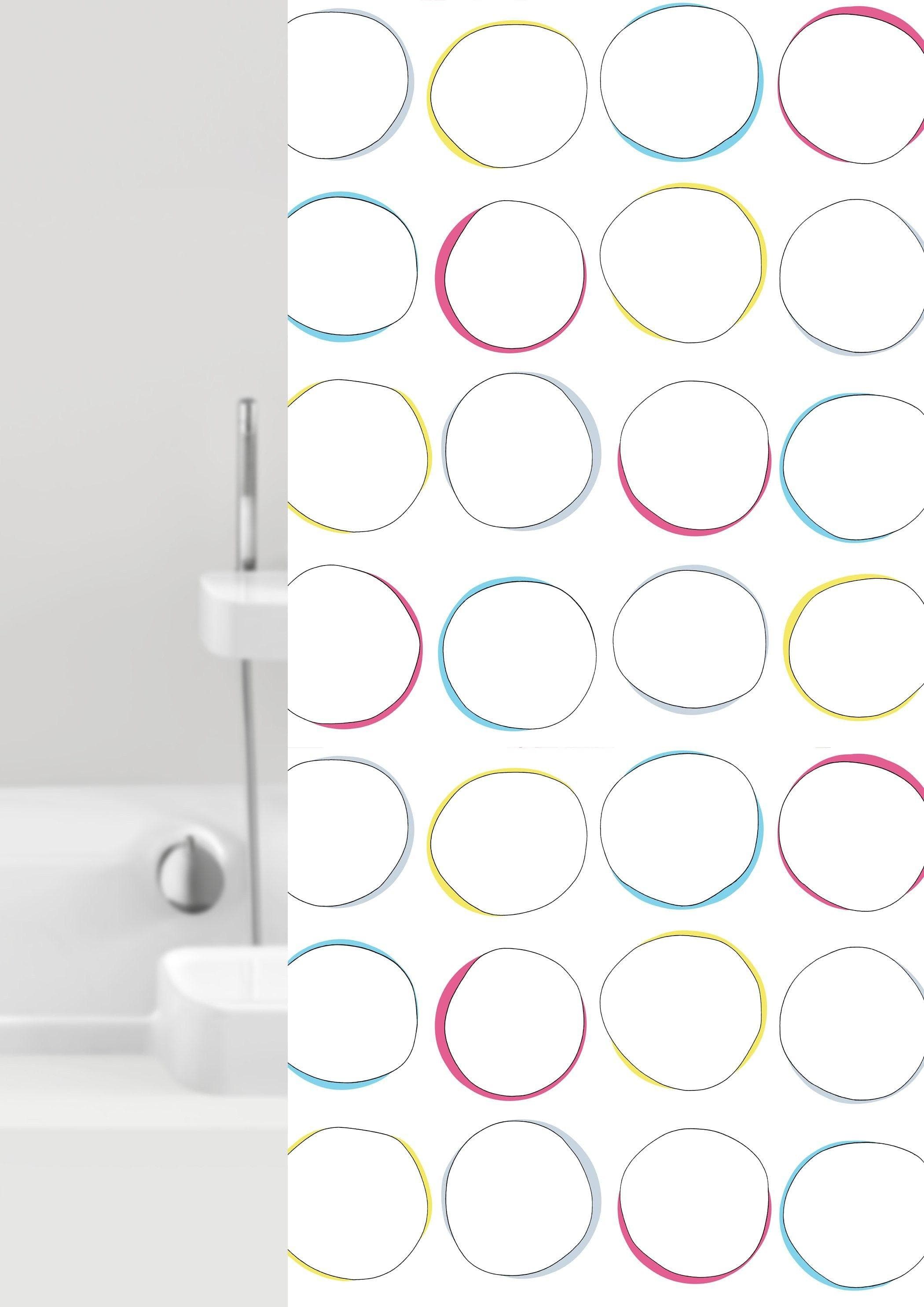 Duschvorhang MARMOR Multicolor PVC