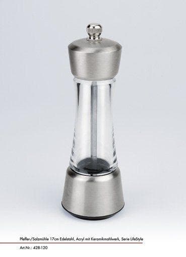 Pfeffer-/Salzmühle JUSTINUS Edelstahl Keramikmahlwerk
