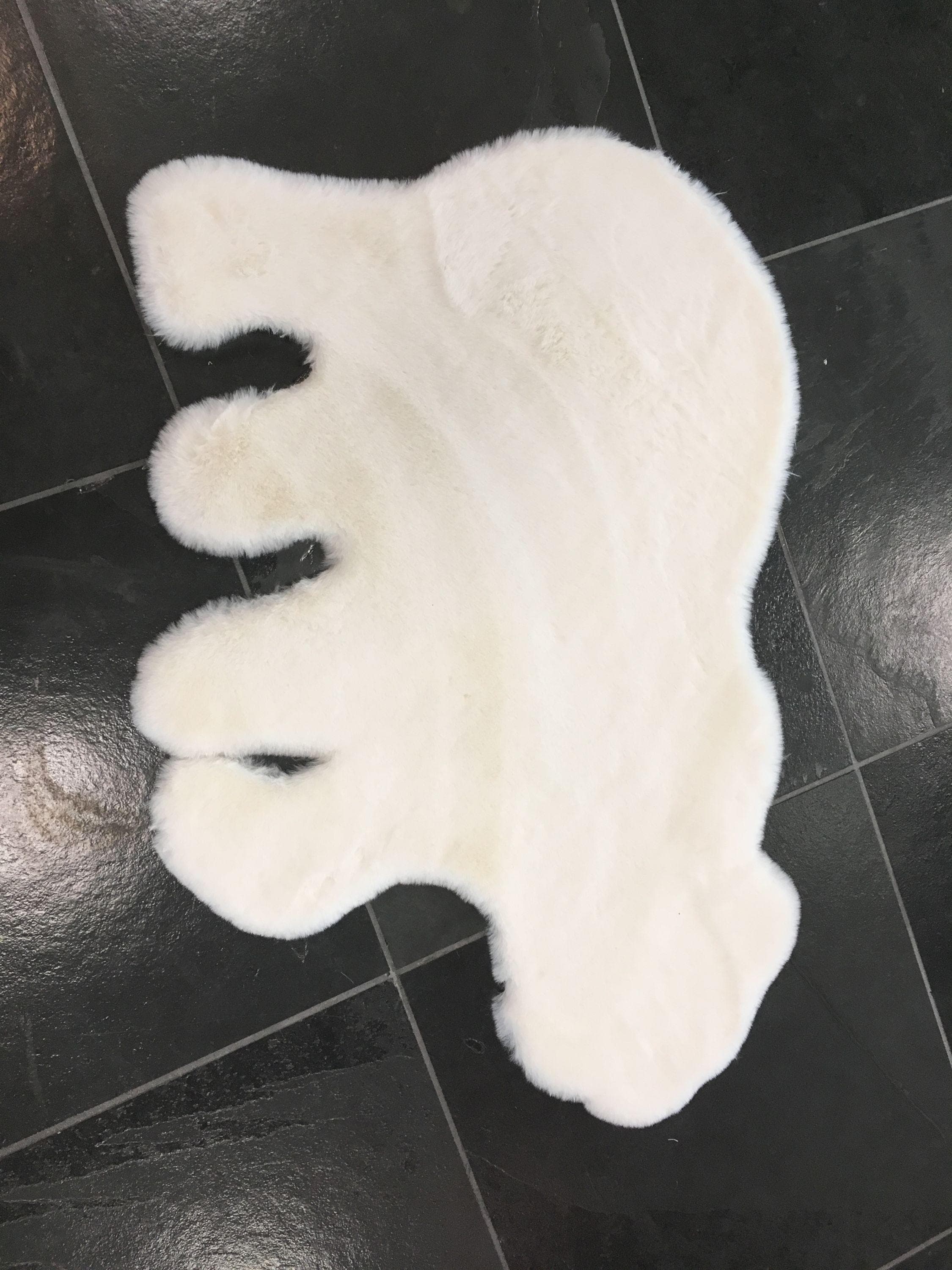 KARPI Kinderteppich ANDORRA Weiß Eisbärmotiv Polyester