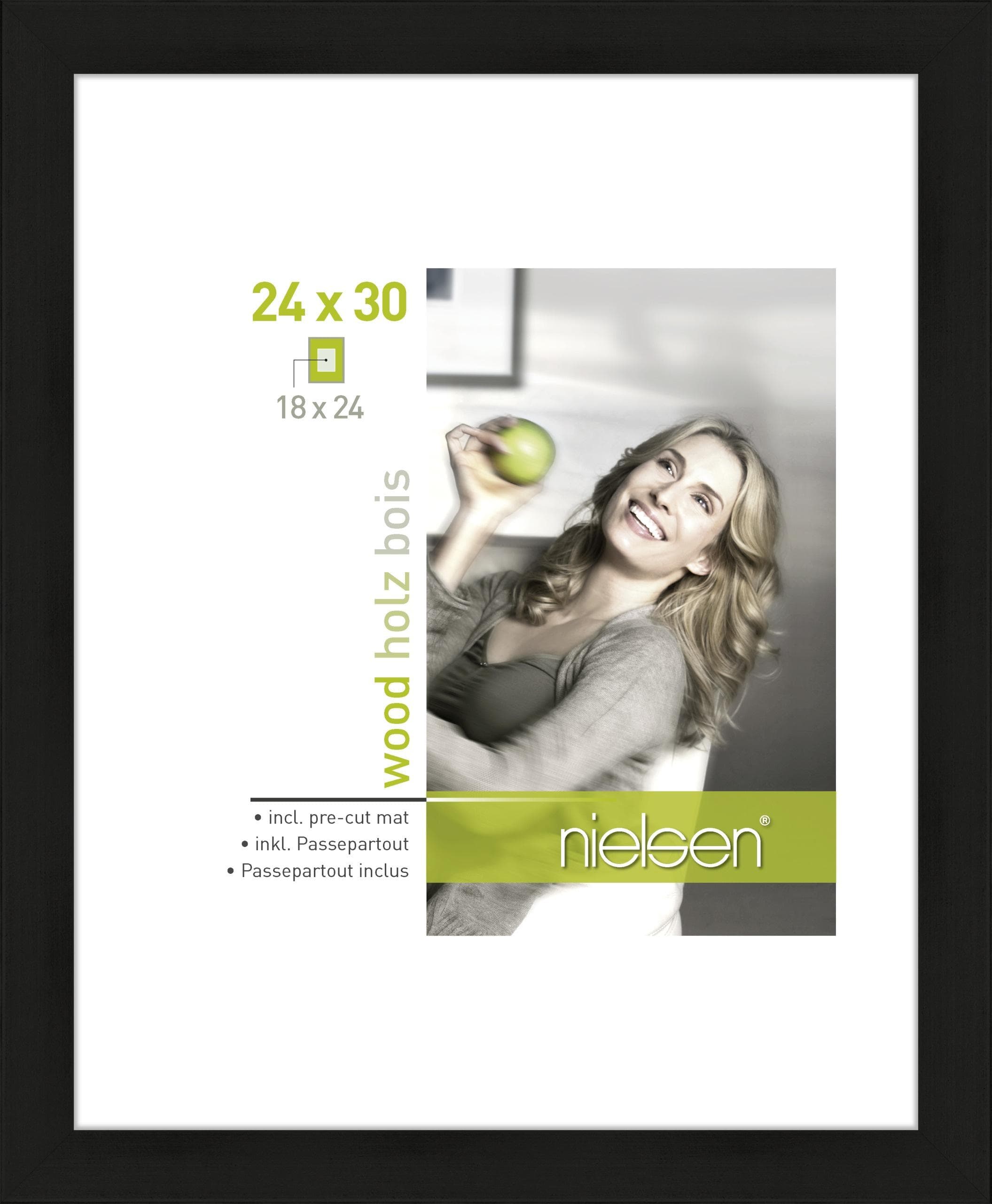 Nielsen Design Apollo Bilderrahmen Schwarz Holz