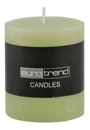 Kerze RUSTI Grün Dekorationskerze