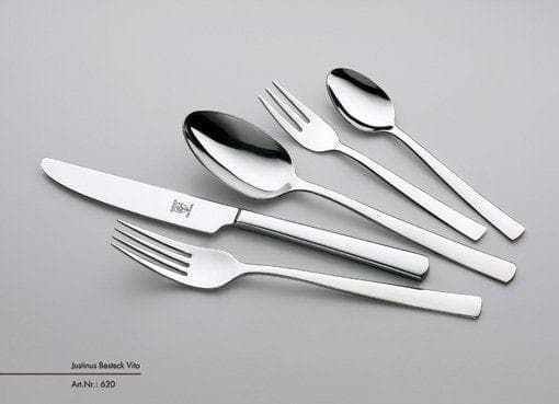 Besteckgarnitur JUSTINUS Vito Silber 60-tlg. Edelstahl 18/10