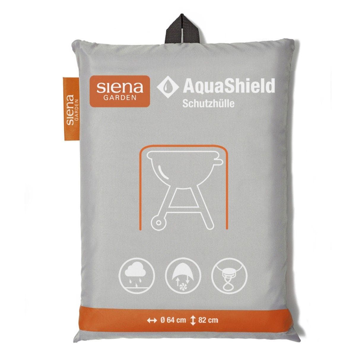 Siena Garden Sitzauflage AquaShield Rundgrillhülle Hellgrau Polyester