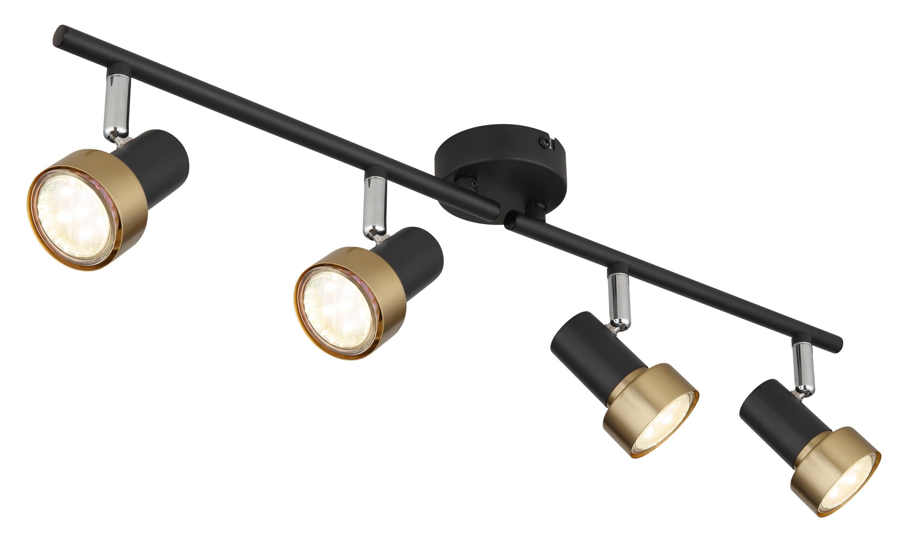 GLOBO LIGHTING MASON Deckenstrahler Verstellbar Schwarz Matt