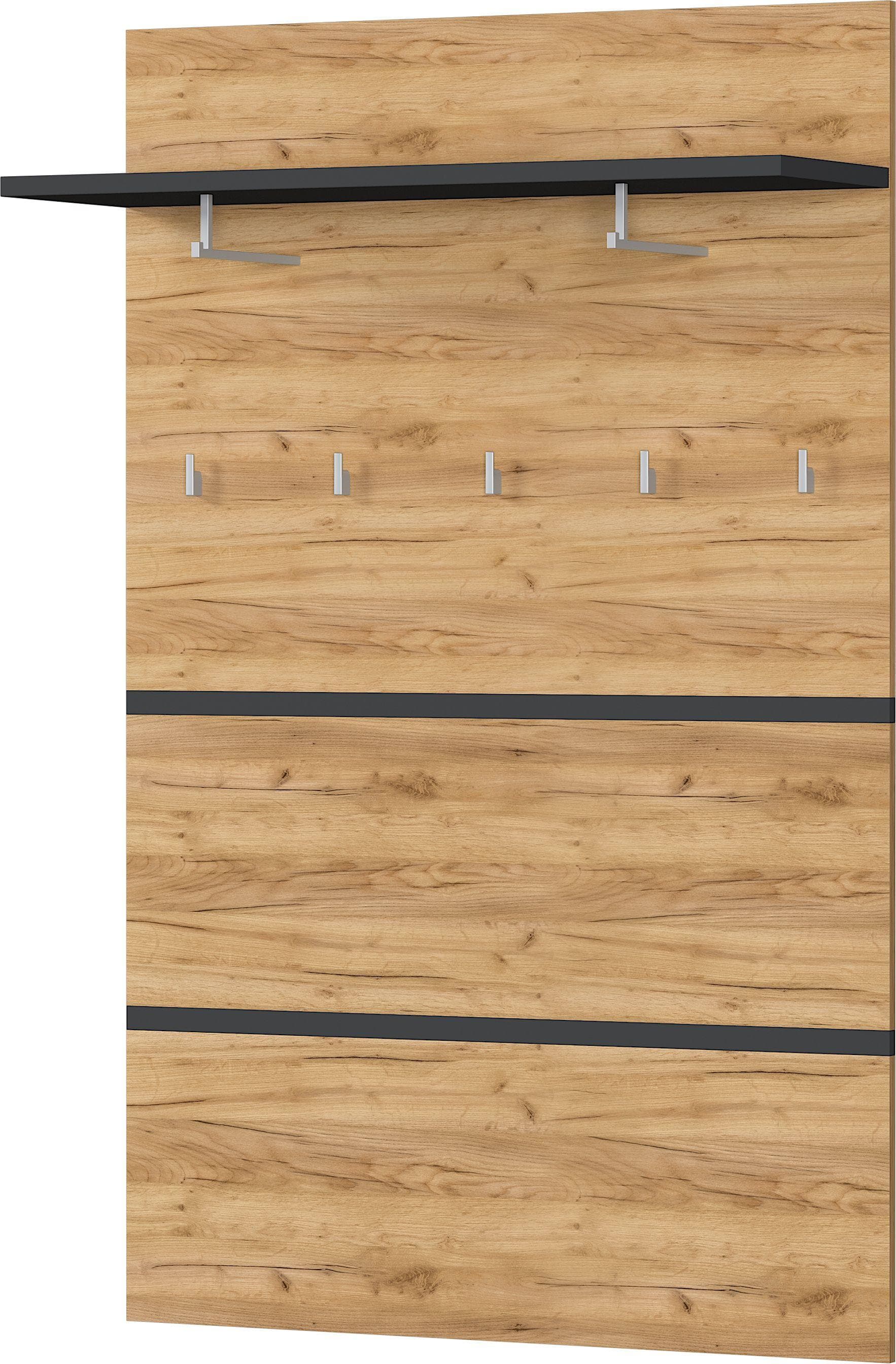 Garderobe Panel Lissabon - Elegante Wandgarderobe