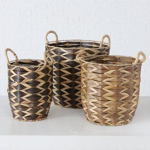 Korb LINDOS Seegras Dekoration