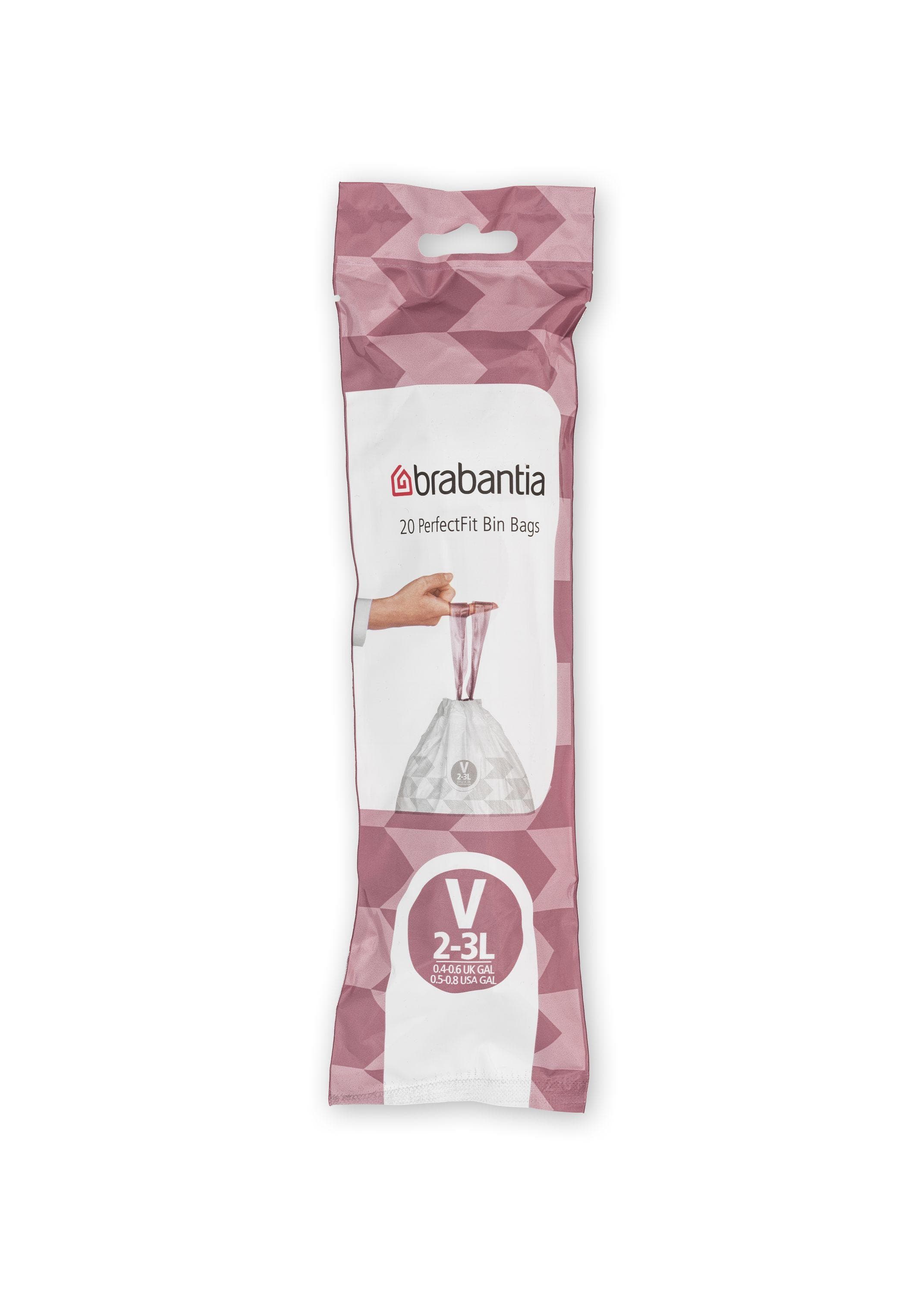 Müllbeutel PERFECT FIT 2-3 Liter 20 Stück Rolle Brabantia