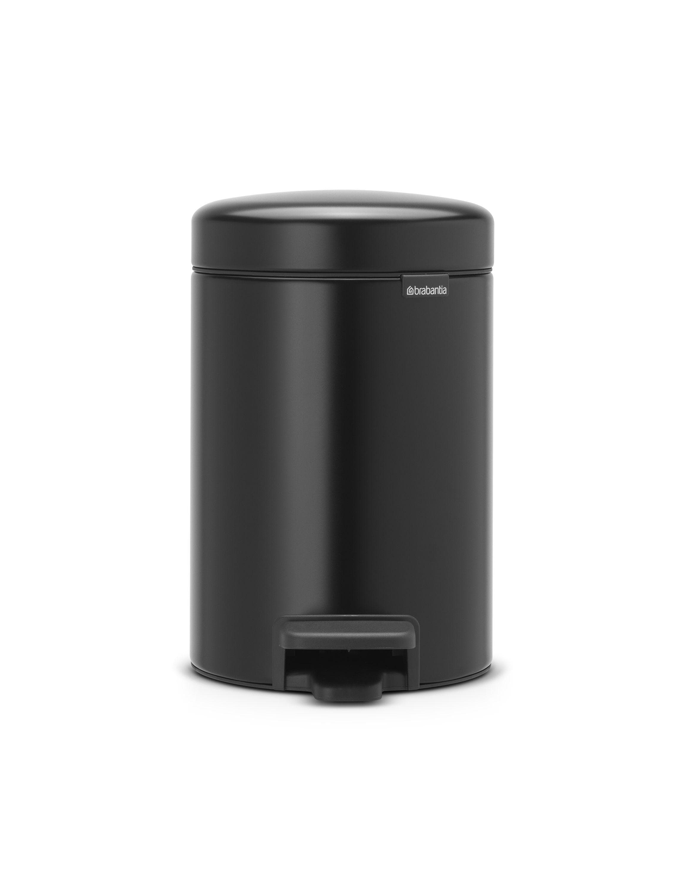 Brabantia Abfalleimer Schwarz 3 Liter